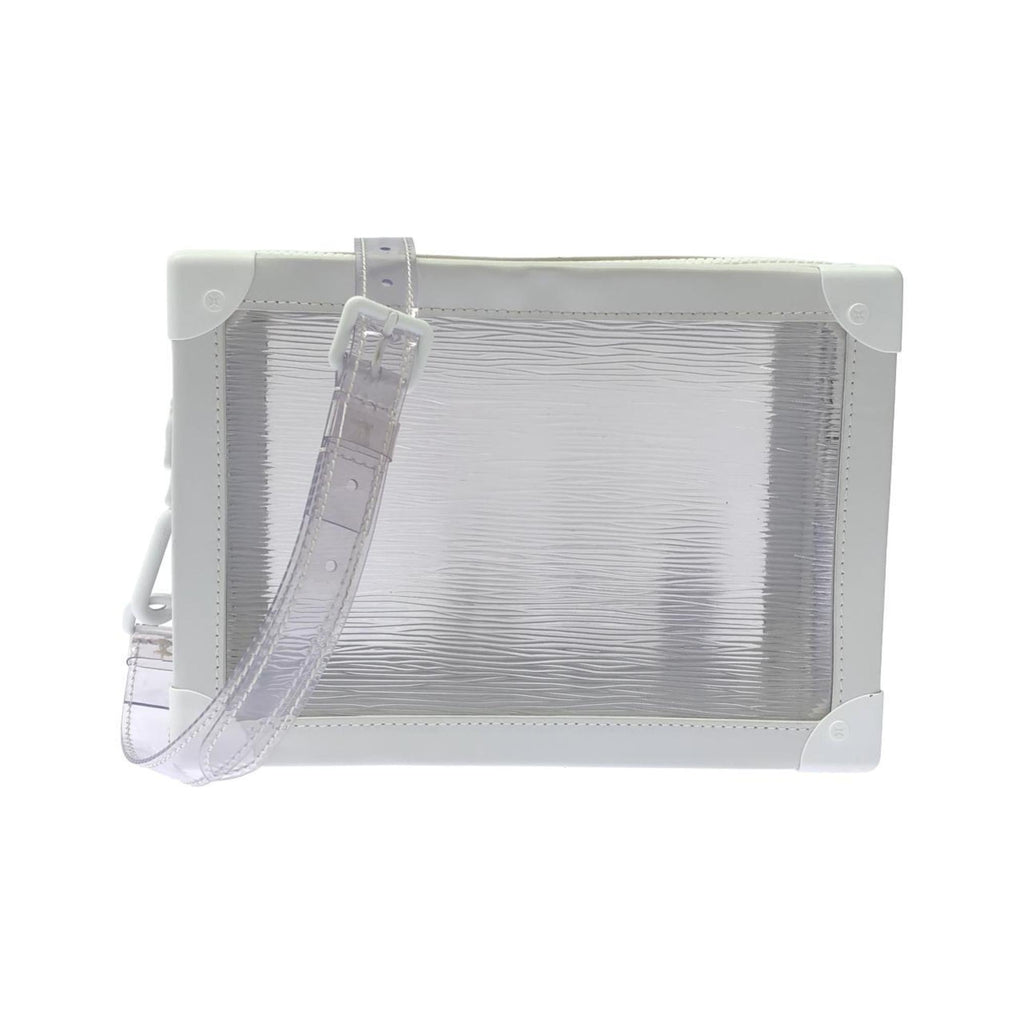 Louis Vuitton Clear White Pvc Leather Shoulder Bag (Pre-Owned)