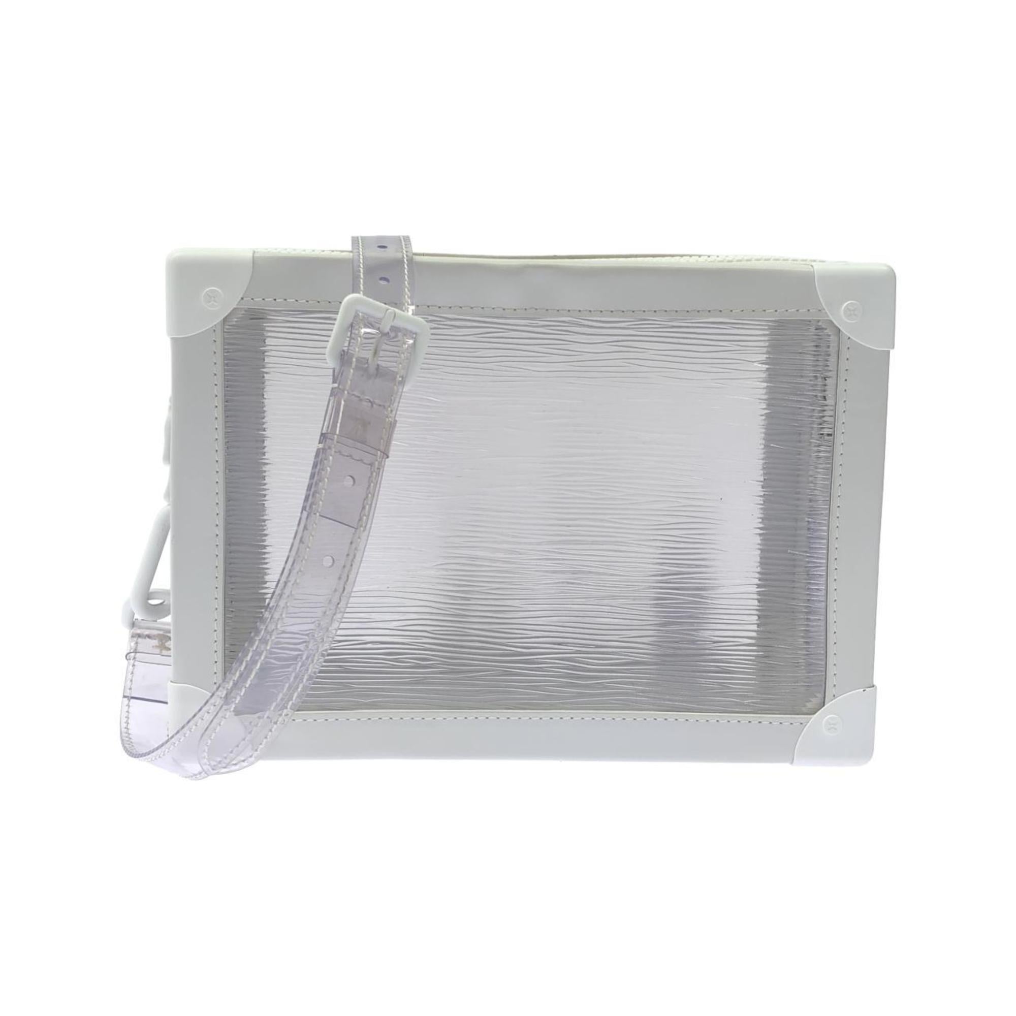 Louis Vuitton Clear White Pvc Leather Shoulder Bag (Pre-Owned)