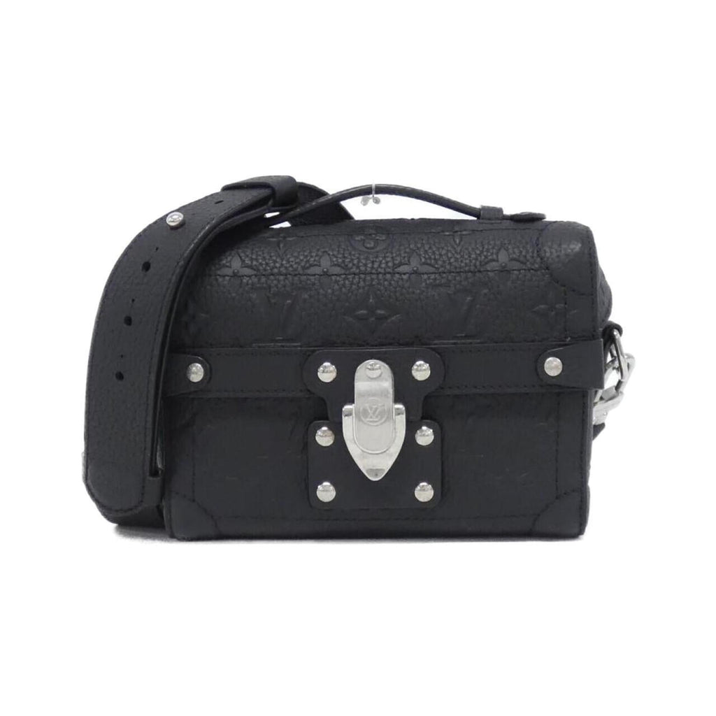 Louis Vuitton Black Leather Handbag (Pre-Owned)