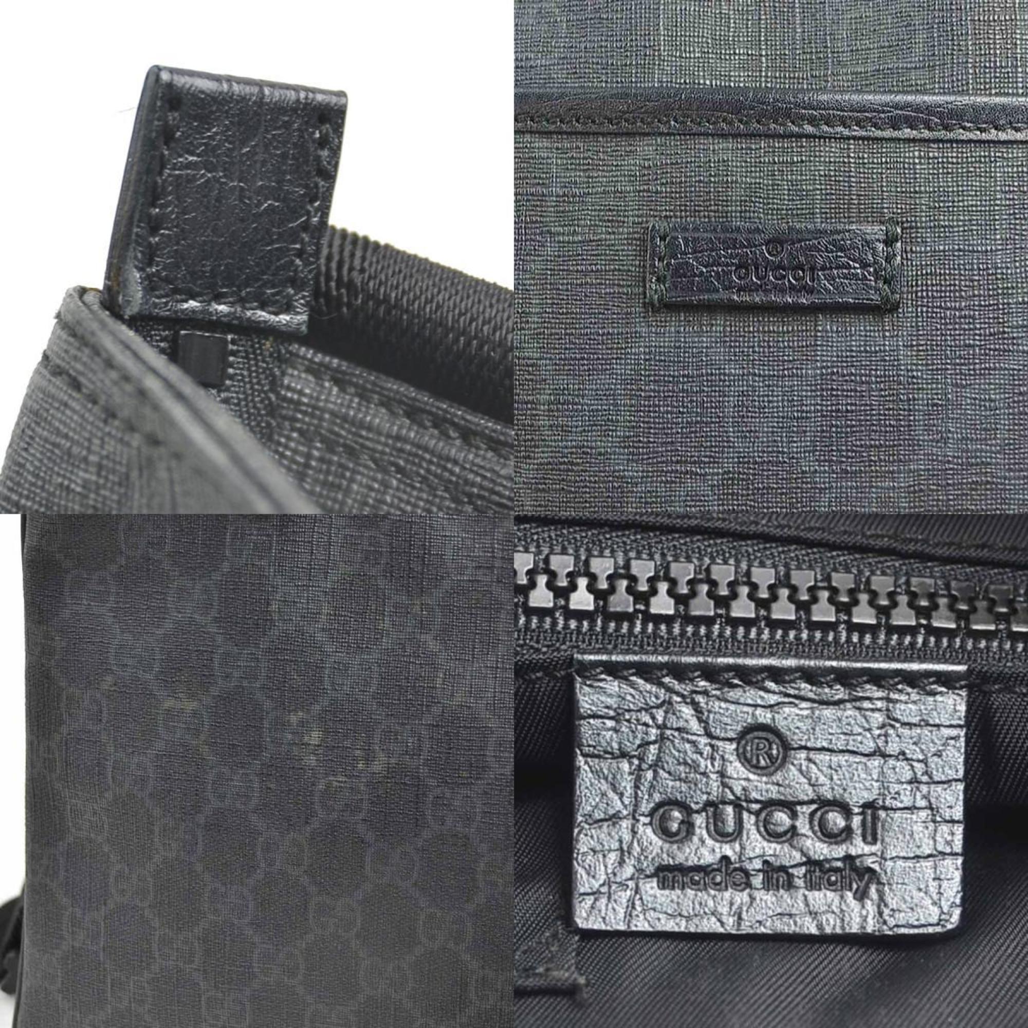 Flat Messenger Bag GG Coated Canvas Small