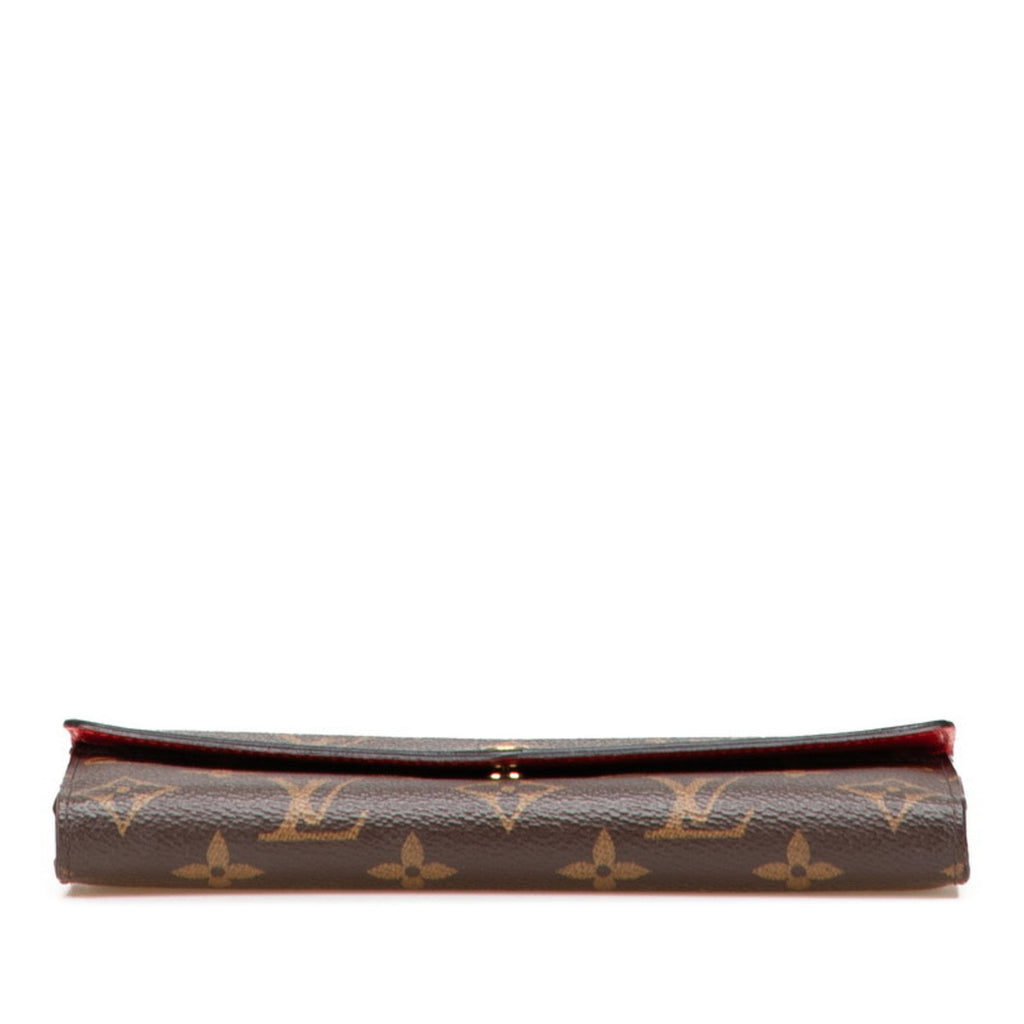 Louis Vuitton Monogram Brown Pvc Leather Long Wallet (Bi-Fold) (Pre-Owned)