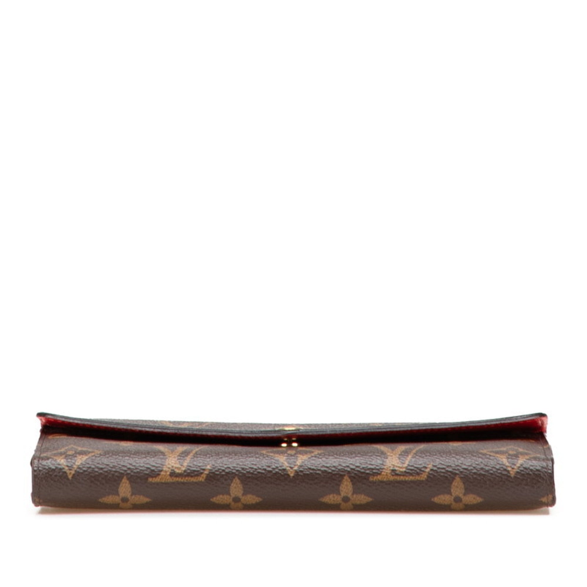 Louis Vuitton Monogram Brown Pvc Leather Long Wallet (Bi-Fold) (Pre-Owned)