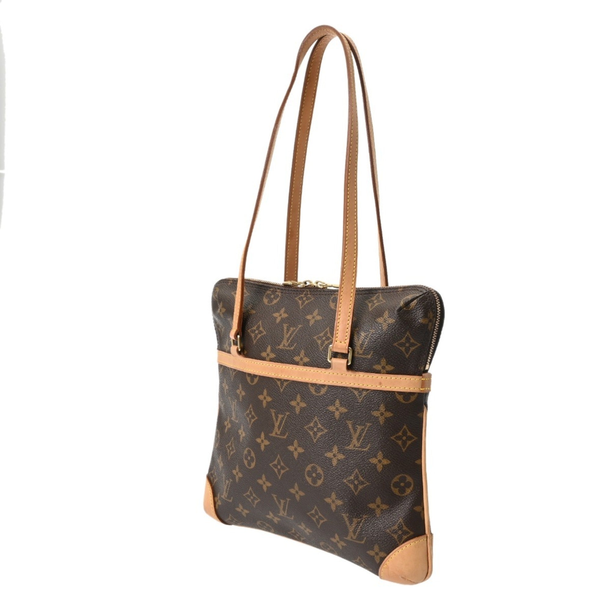 Louis Vuitton Brown Monogram Canvas Shoulder Bag (Pre-Owned)