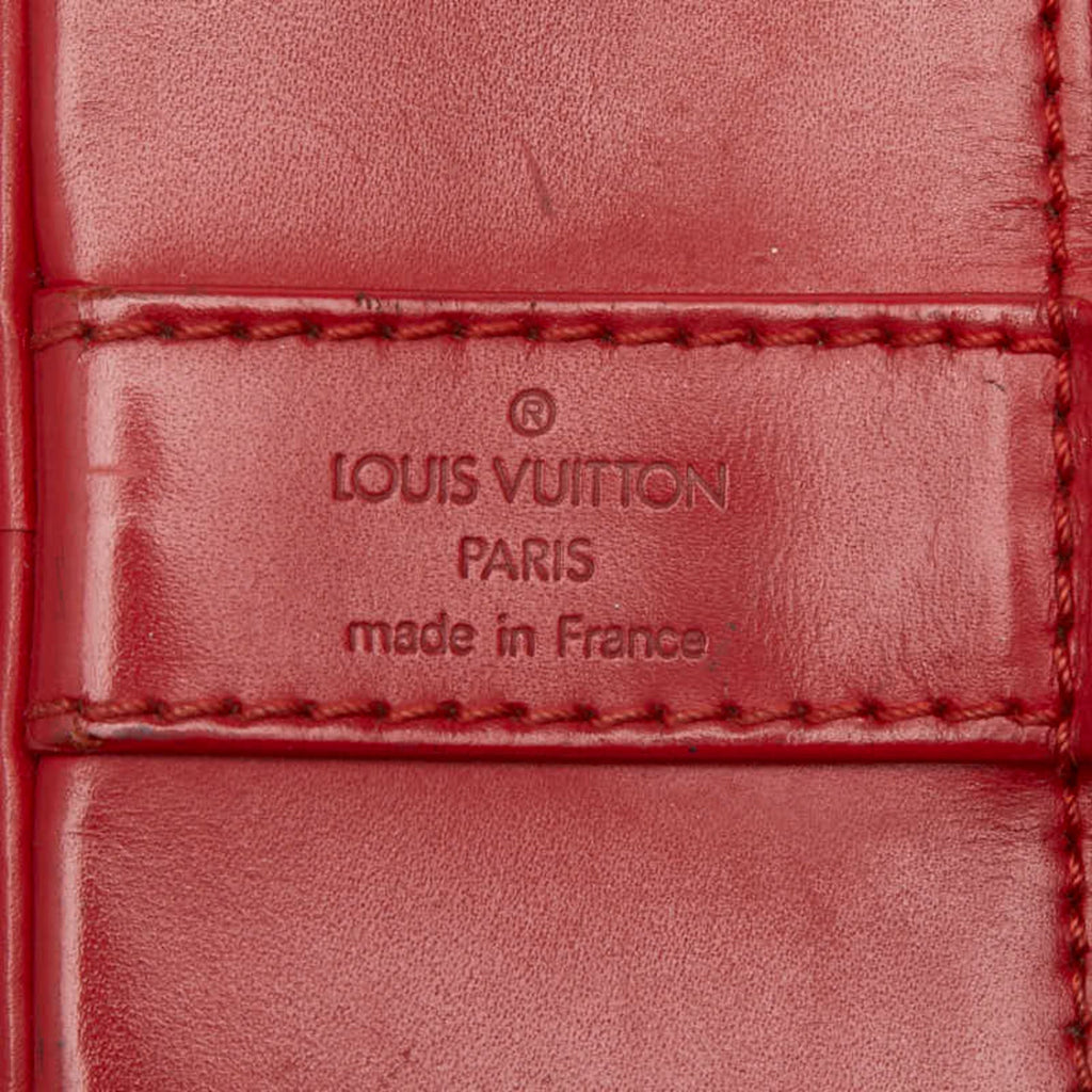 Louis Vuitton Castilian Red Epi Leather Shoulder Bag (Pre-Owned)