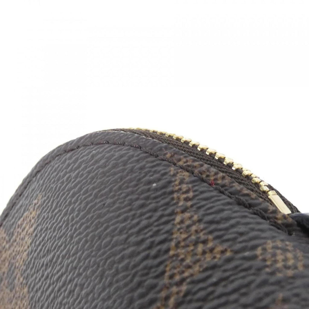 Louis Vuitton Marron Coated Canvas Pouch (Pre-Owned)