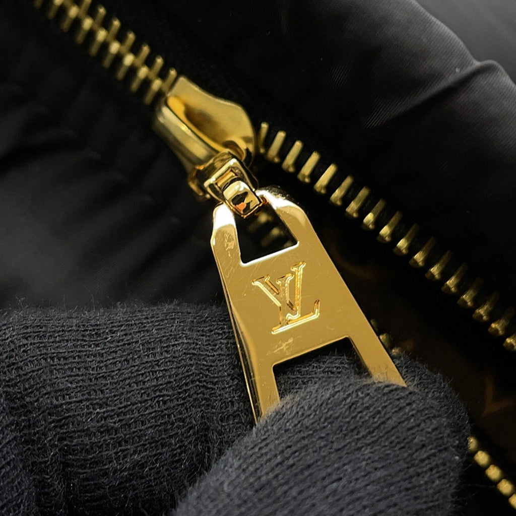 Louis Vuitton Noir Nylon Monogram Backpack (Pre-Owned)