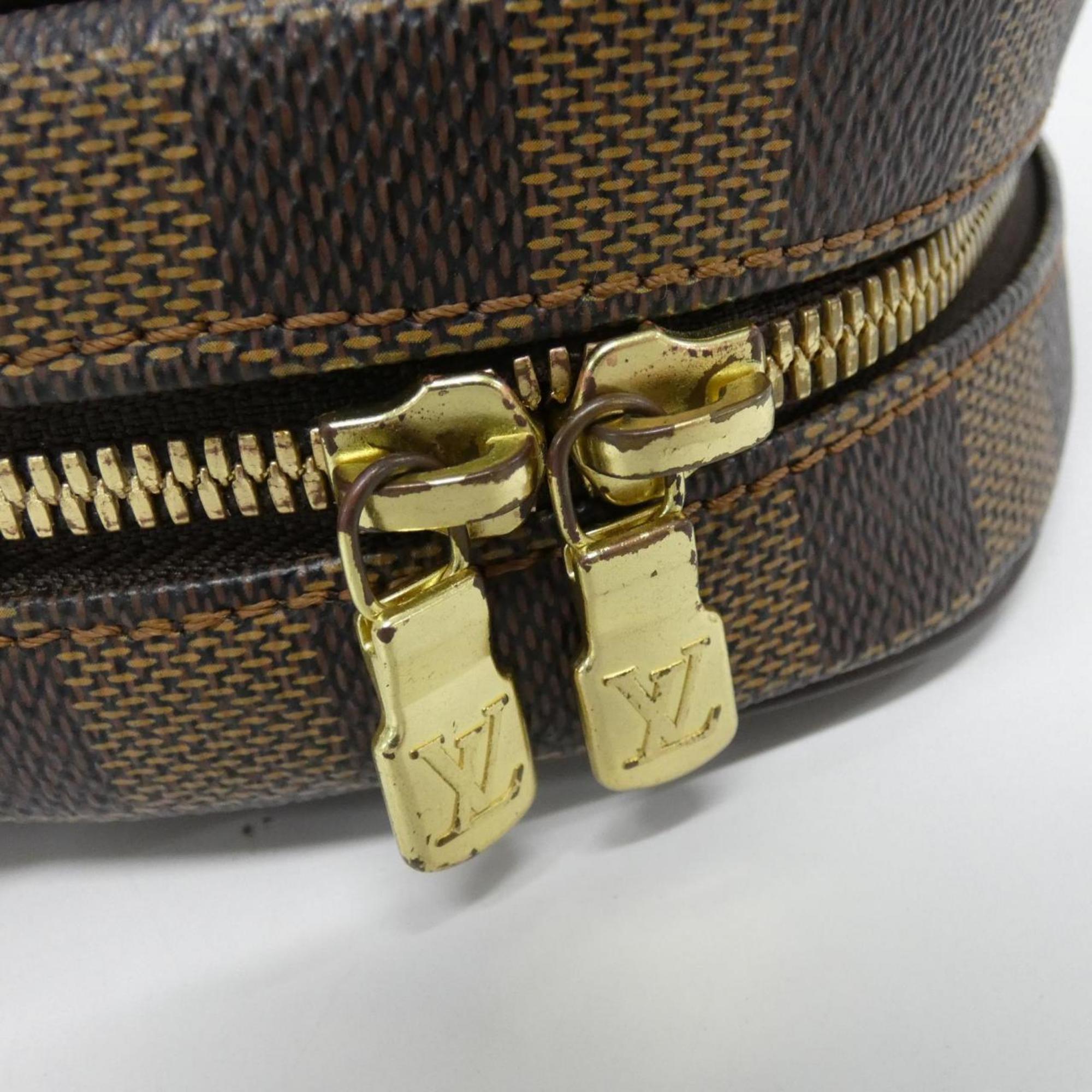 Louis Vuitton Damier Canvas Ebene Damier Canvas Shoulder Bag (Pre-Owned)