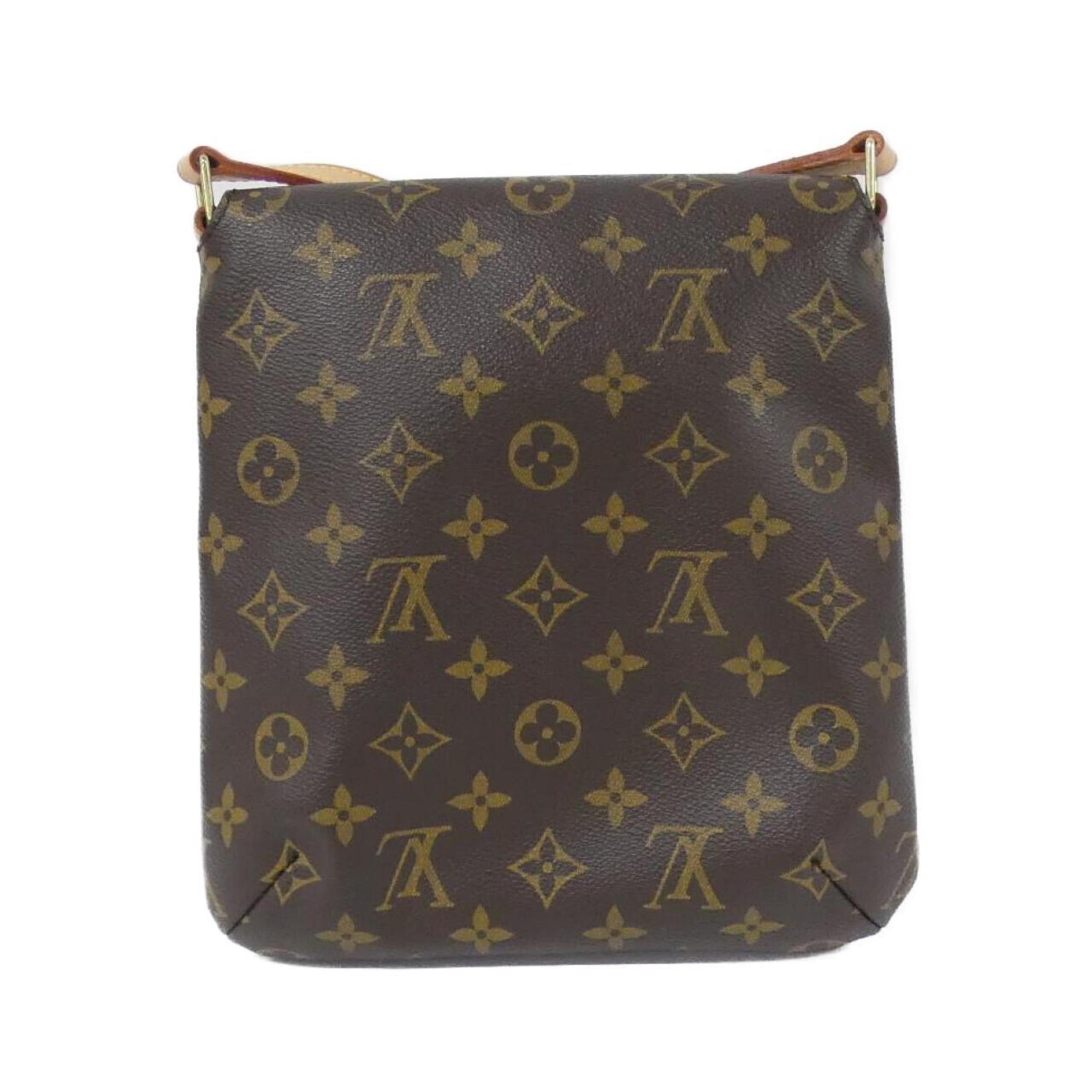 Louis Vuitton Marron Coated Canvas Shoulder Bag (Pre-Owned)