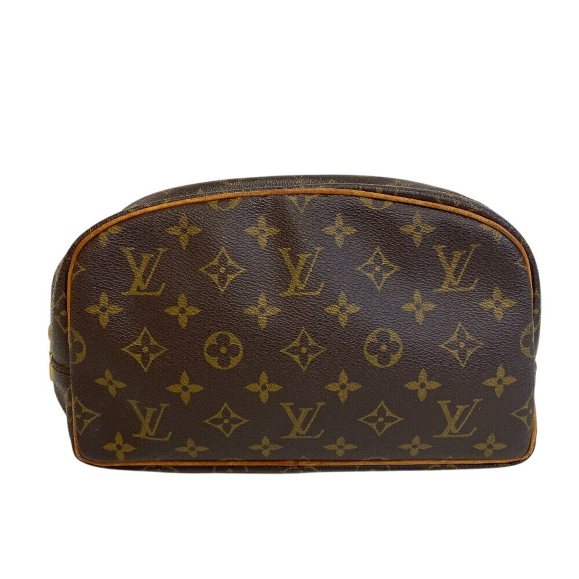 Louis Vuitton Brown Leather Clutch Bag Pouch (Pre-Owned)