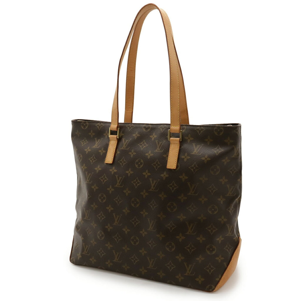 Louis Vuitton Brown Canvas Shoulder Bag Tote Bag (Pre-Owned)