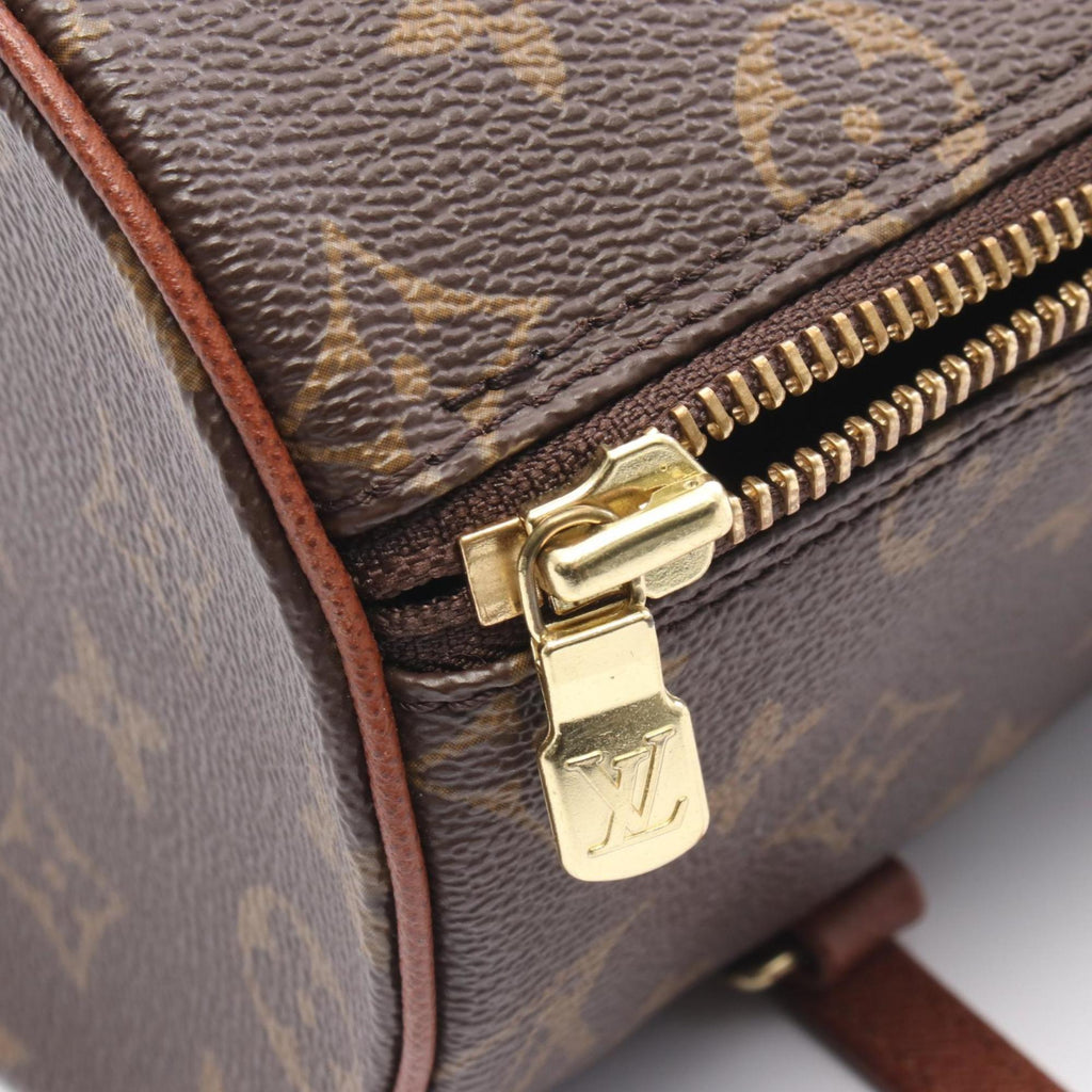 Louis Vuitton Brown Monogram Coated Canvas Leather Handbag (Pre-Owned)