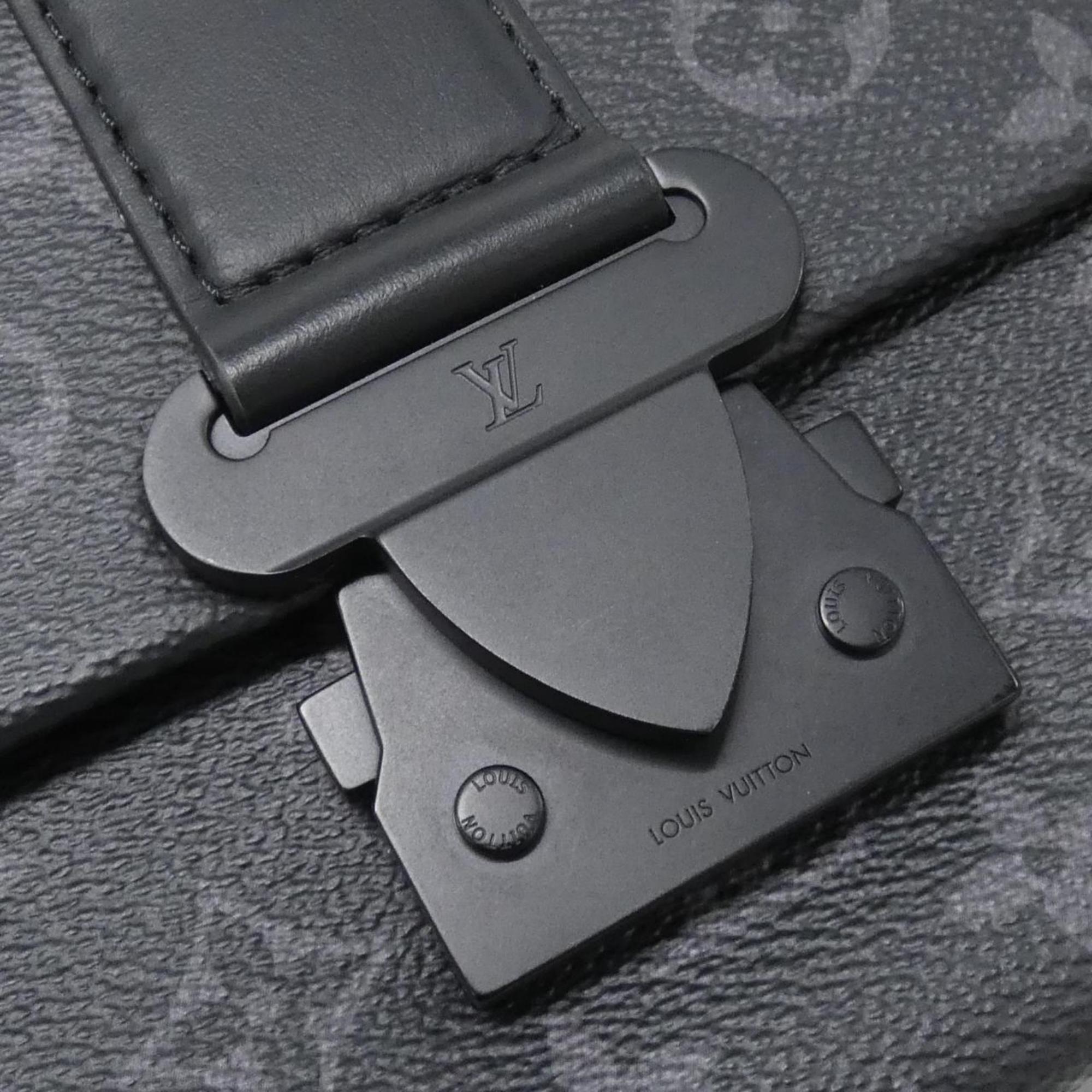 Louis Vuitton Black Coated Canvas Shoulder Bag (Pre-Owned)