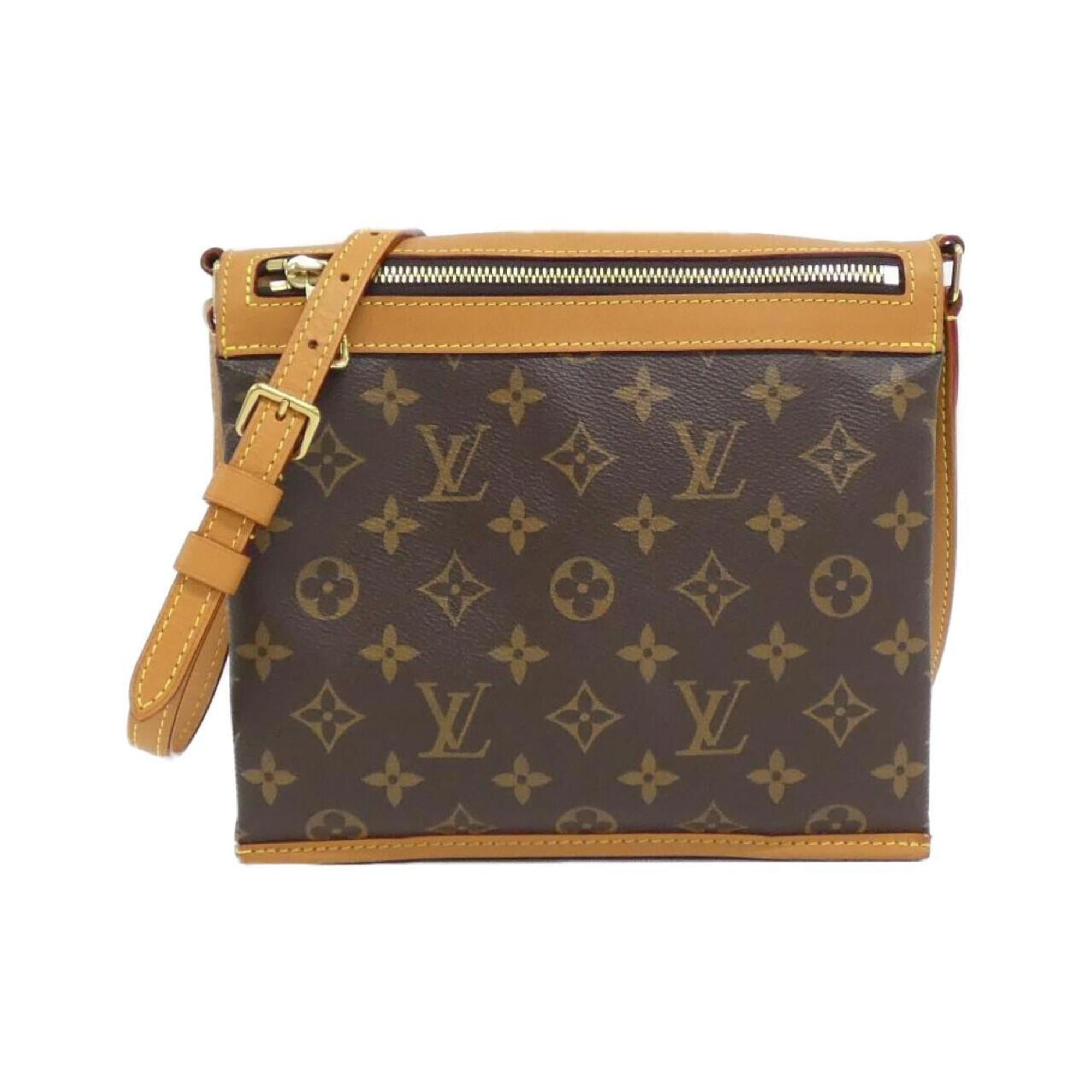 Louis Vuitton Brown Marron Coated Canvas Shoulder Bag (Pre-Owned)