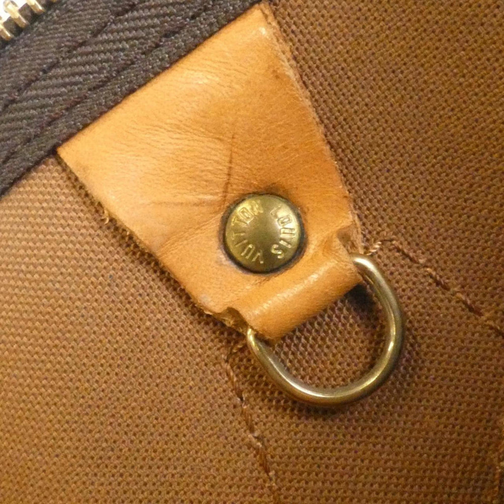 Louis Vuitton Marron Coated Canvas Boston Bag (Pre-Owned)