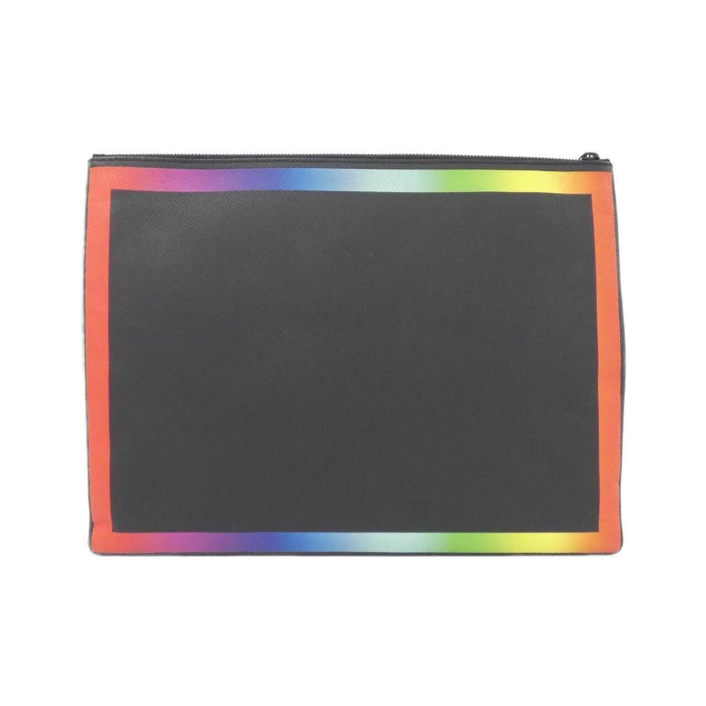 Louis Vuitton Black Multi-Color Leather Handbag Pochette (Pre-Owned)