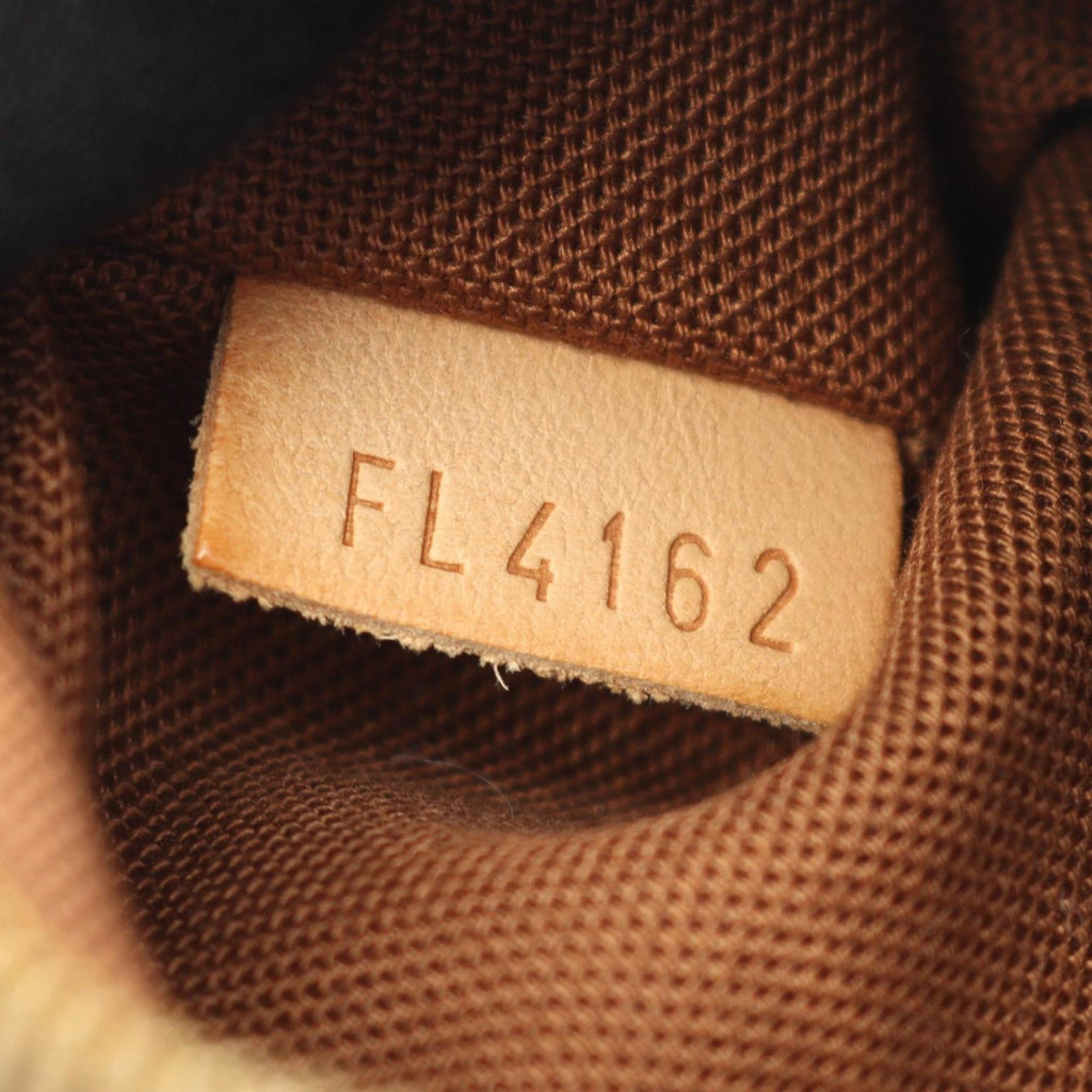 Louis Vuitton Brown Coated Canvas Leather Backpack (Pre-Owned)