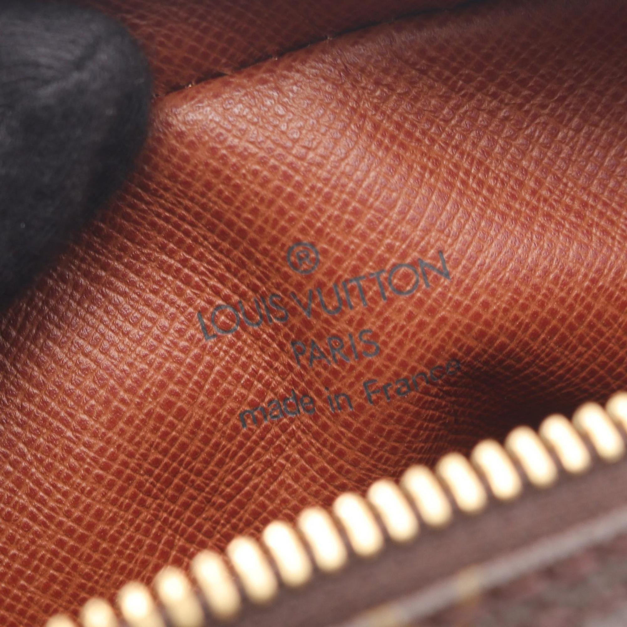 Louis Vuitton Brown Coated Canvas Pvc Leather Shoulder Bag (Pre-Owned)