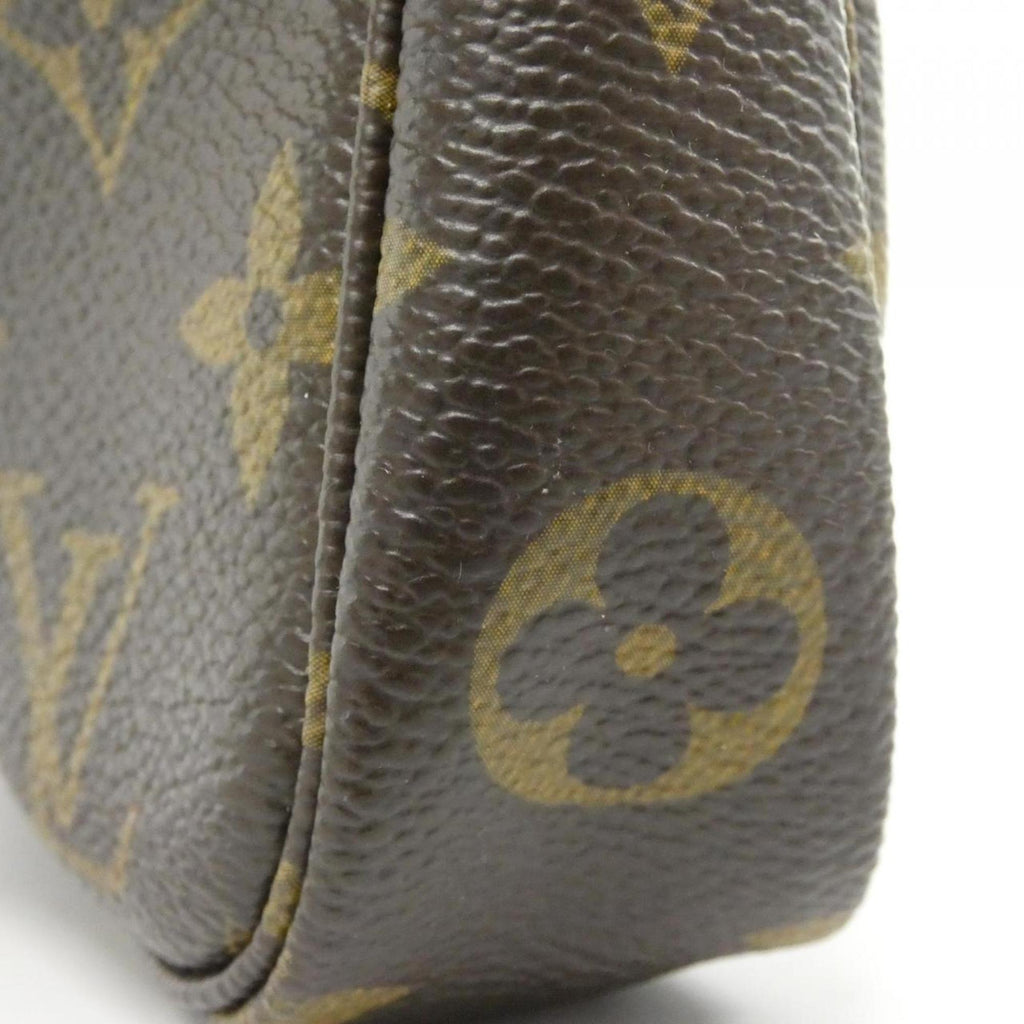 Louis Vuitton Marron Coated Canvas Pouch (Pre-Owned)