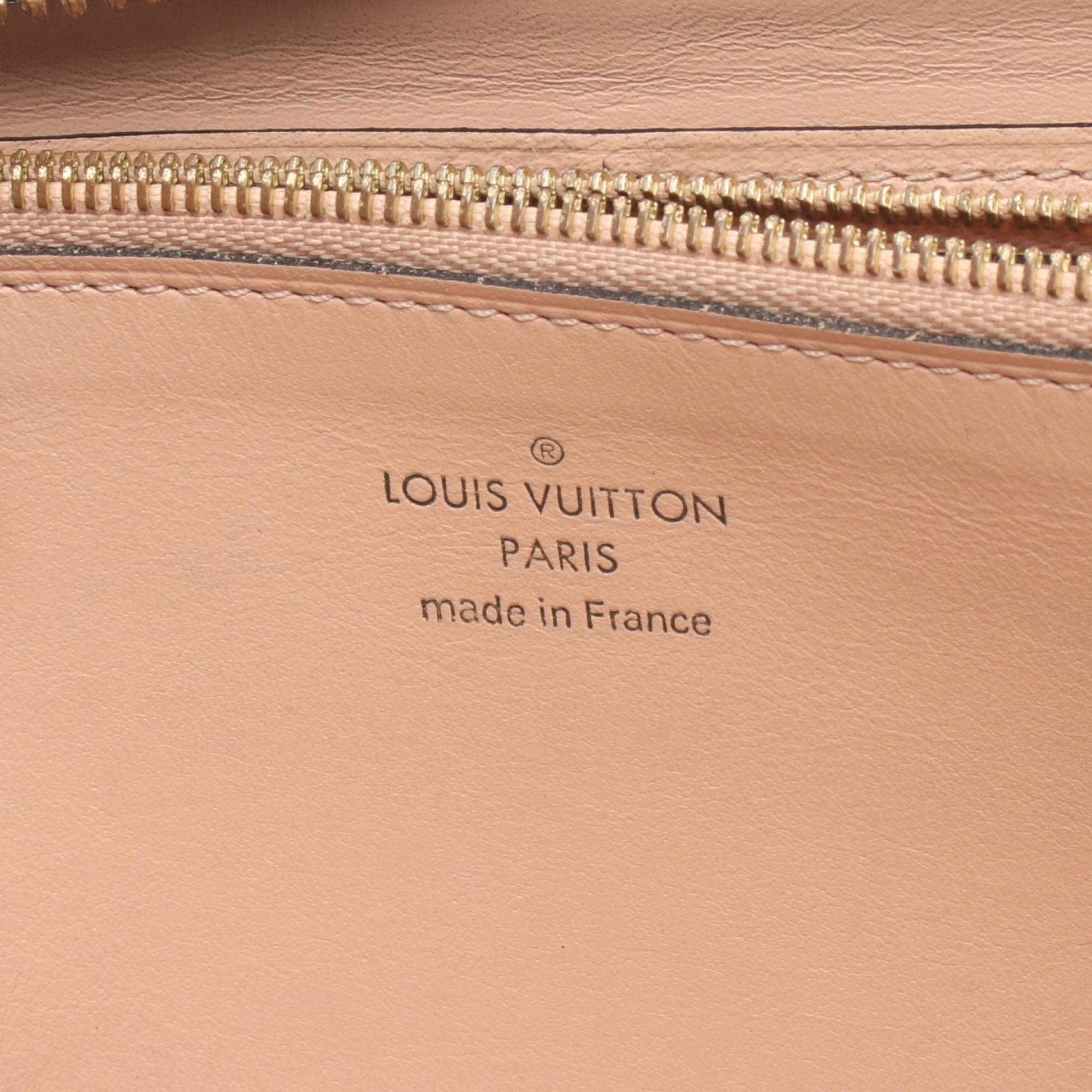 Louis Vuitton Navy Navy Blue Leather Long Wallet (Bi-Fold) (Pre-Owned)