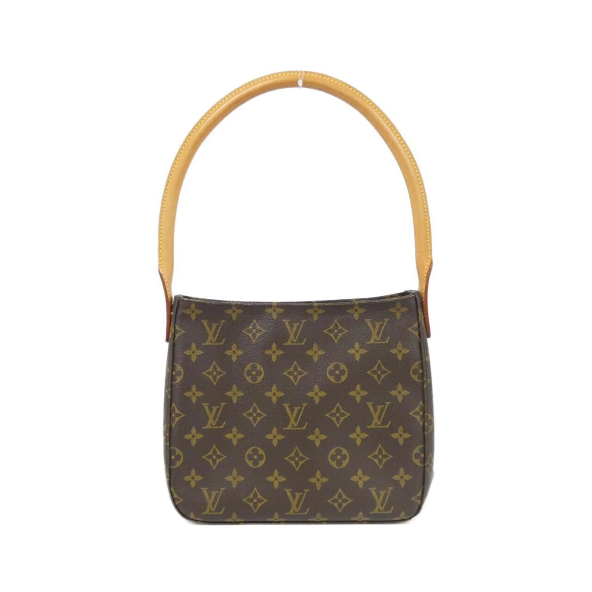 Louis Vuitton Brown Coated Canvas Shoulder Bag (Pre-Owned)