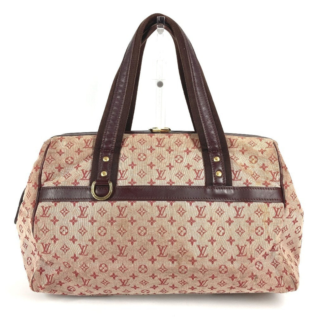 Louis Vuitton Cerise Monogram Red Color Monogram Mini Boston Bag Handbag (Pre-Owned)