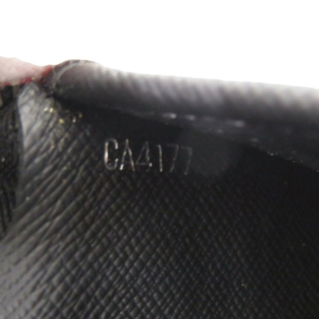 Louis Vuitton Black Noir Taiga Leather Coin Purse/Coin Case (Pre-Owned)