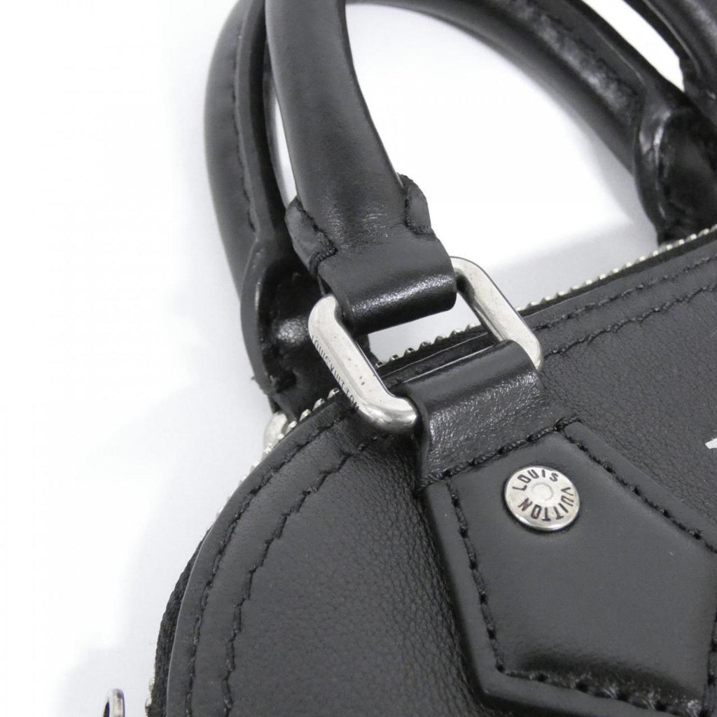 Louis Vuitton Black Leather Handbag (Pre-Owned)
