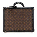 Louis Vuitton Monogram Reverse Black Brown Monogram Reverse Pvc Leather Attaché Case Briefcase (Pre-Owned)
