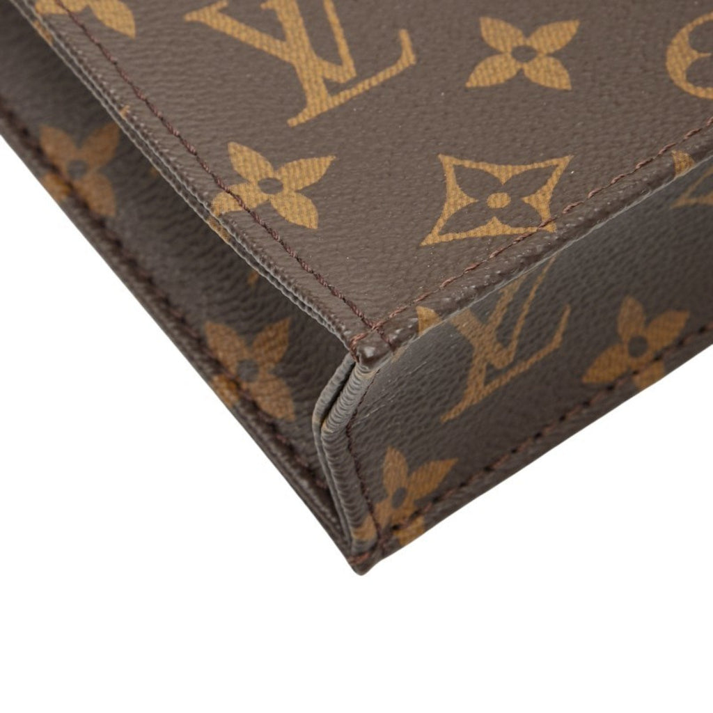 Louis Vuitton Brown Pvc Leather Handbag Shoulder Bag (Pre-Owned)