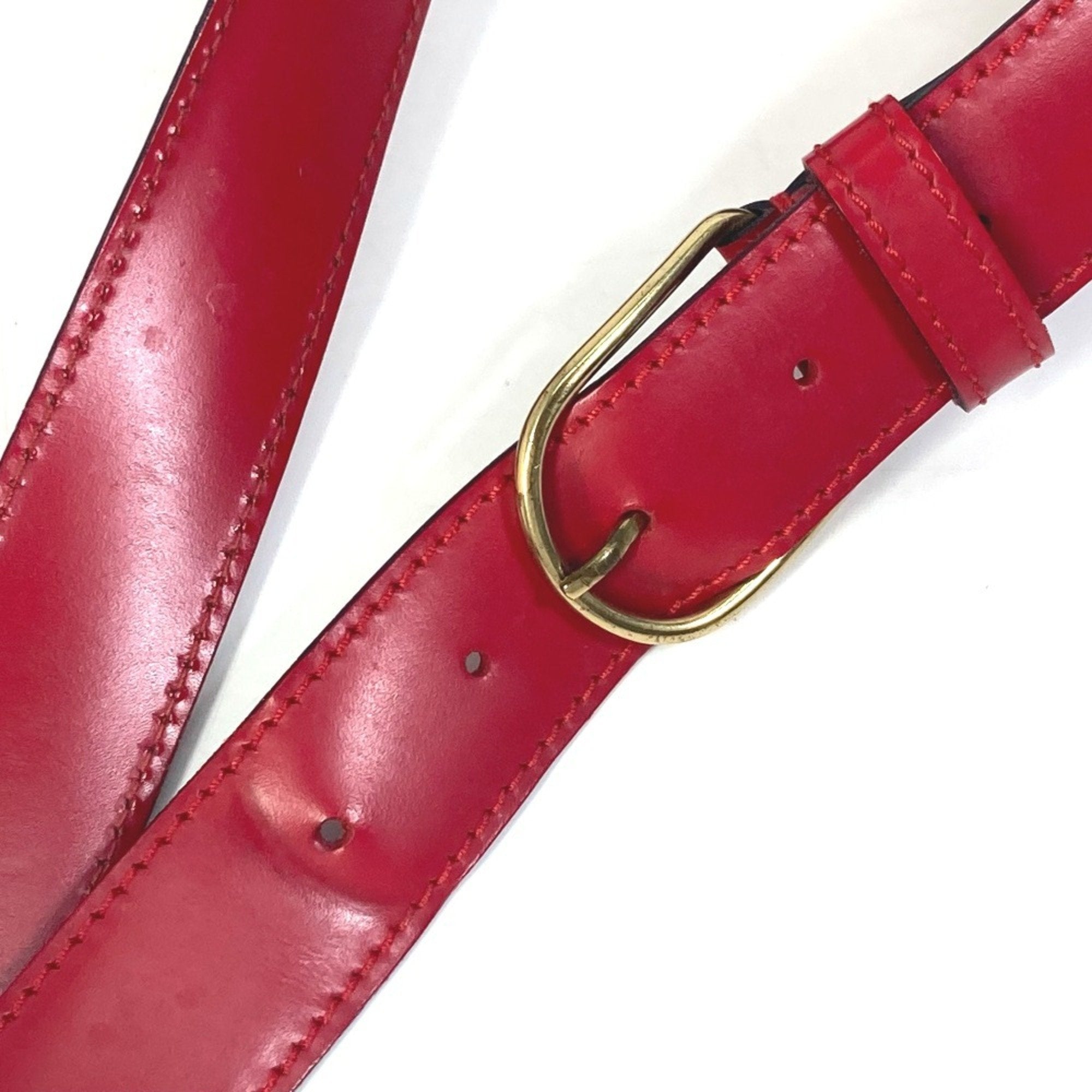 Louis Vuitton Epi Castilian Red Red Color Epi Leather Shoulder Bag (Pre-Owned)