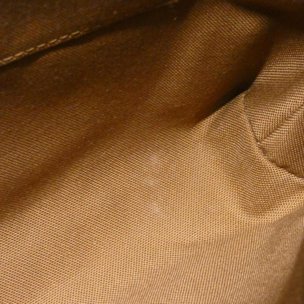 Louis Vuitton Marron Coated Canvas Shoulder Bag (Pre-Owned)