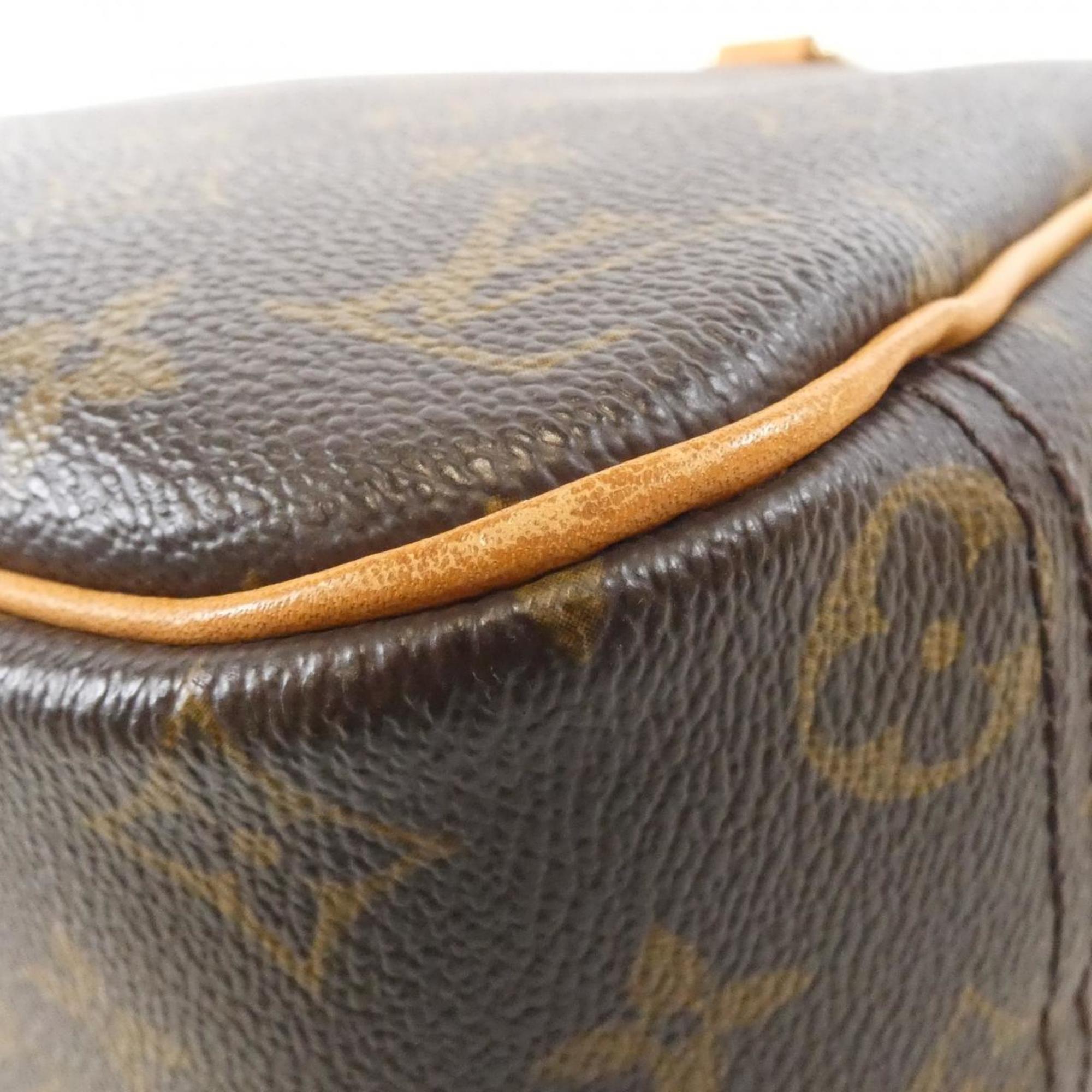Louis Vuitton Monogram Marron Coated Canvas Handbag (Pre-Owned)