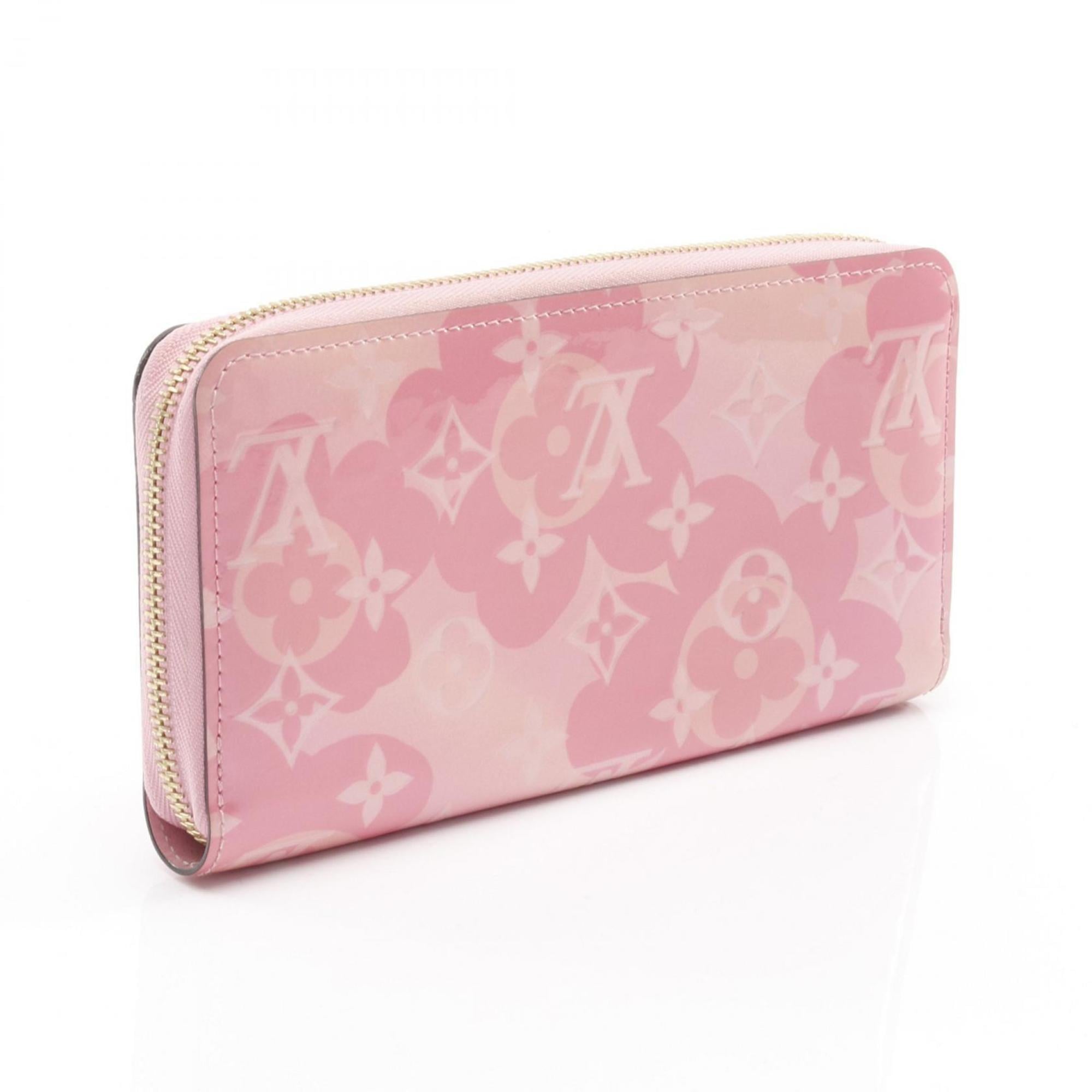 Louis Vuitton Pink Vernis Patent Leather Long Wallet (Bi-Fold) (Pre-Owned)