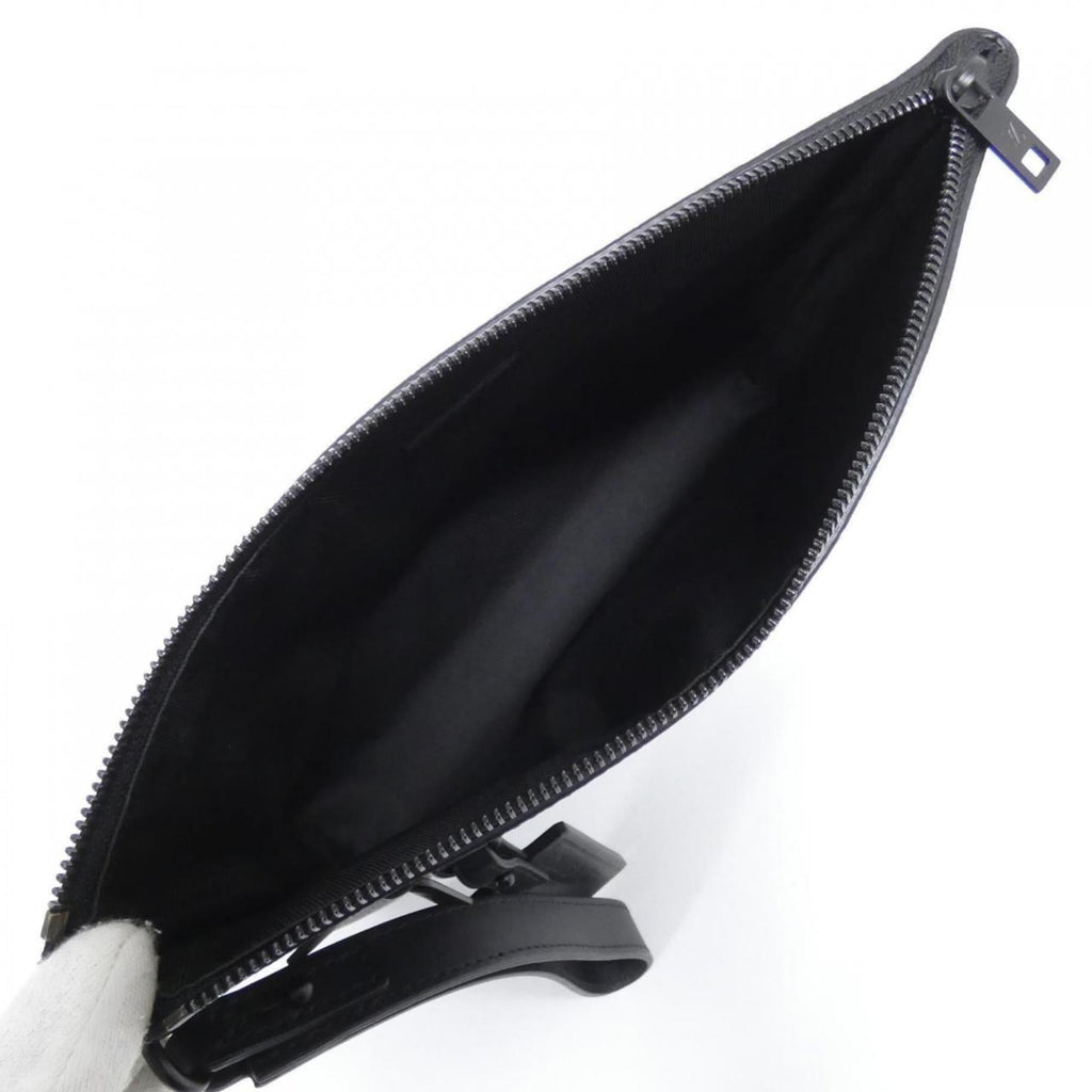Louis Vuitton Black Leather Handbag Pouch (Pre-Owned)