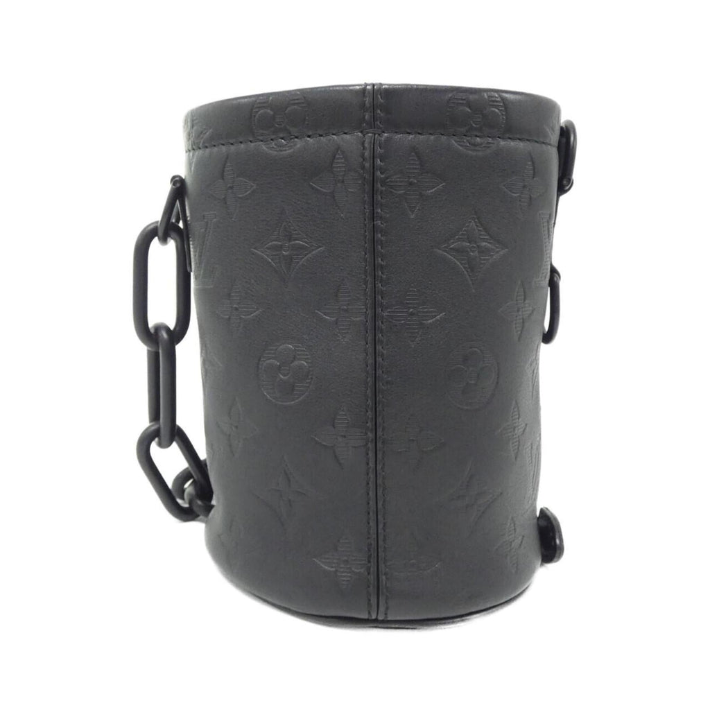 Louis Vuitton Black Leather Shoulder Bag (Pre-Owned)