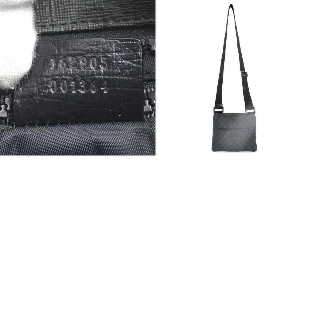 Flat Messenger Bag GG Coated Canvas Small