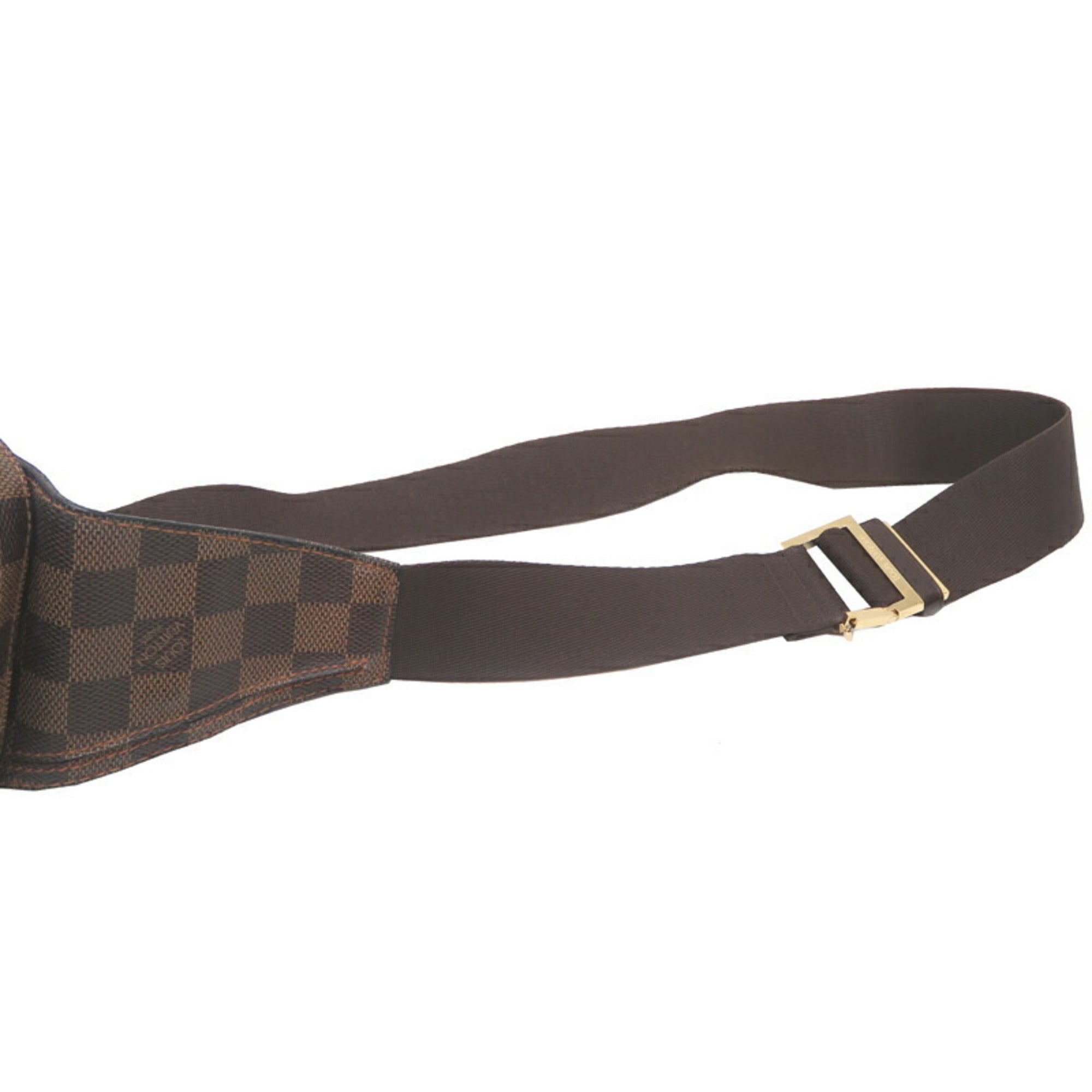 Louis Vuitton Damier Brown Damier Canvas Galle Leather Sling Bag (Pre-Owned)