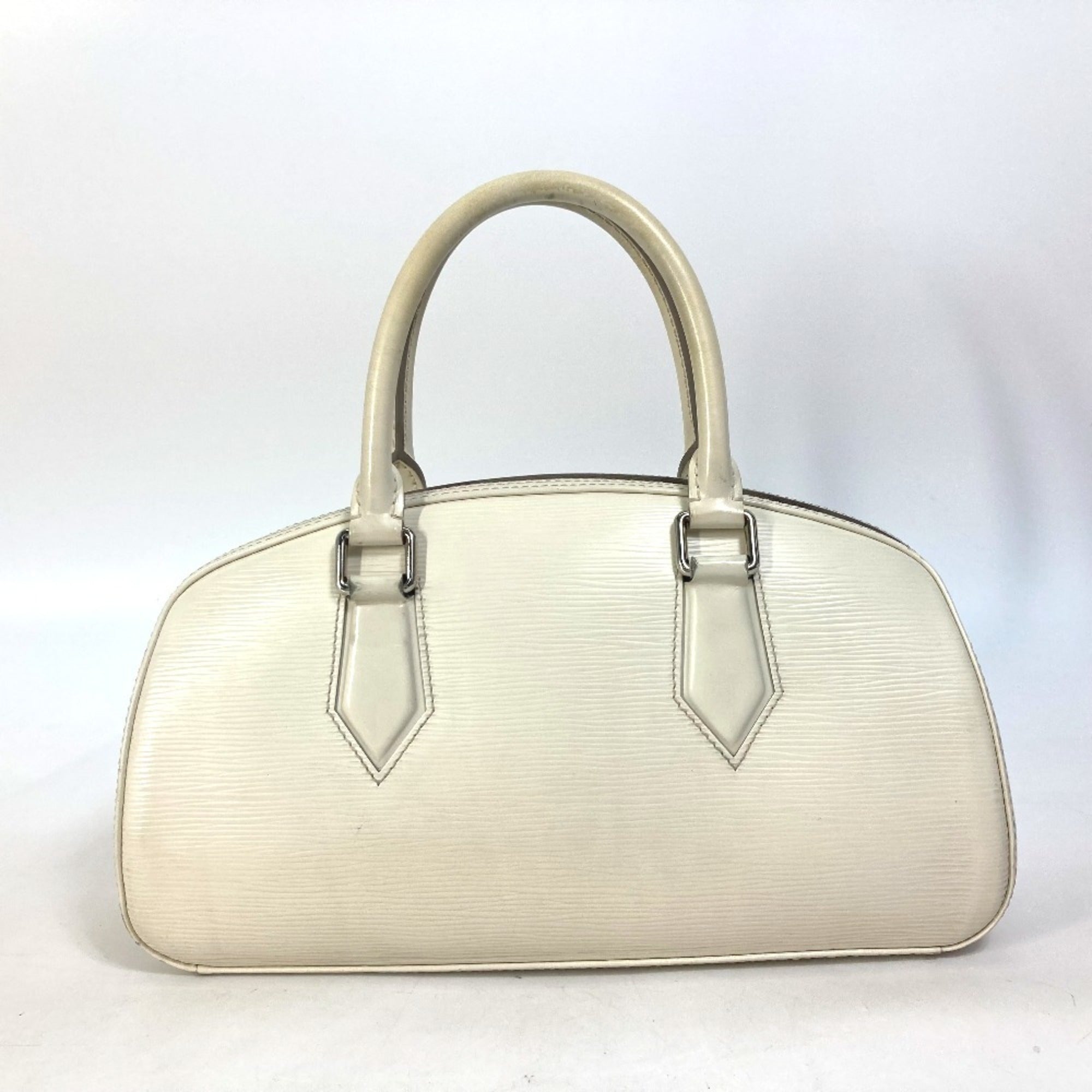 Louis Vuitton Epi Lv Off White White Epi Leather Boston Bag Handbag (Pre-Owned)