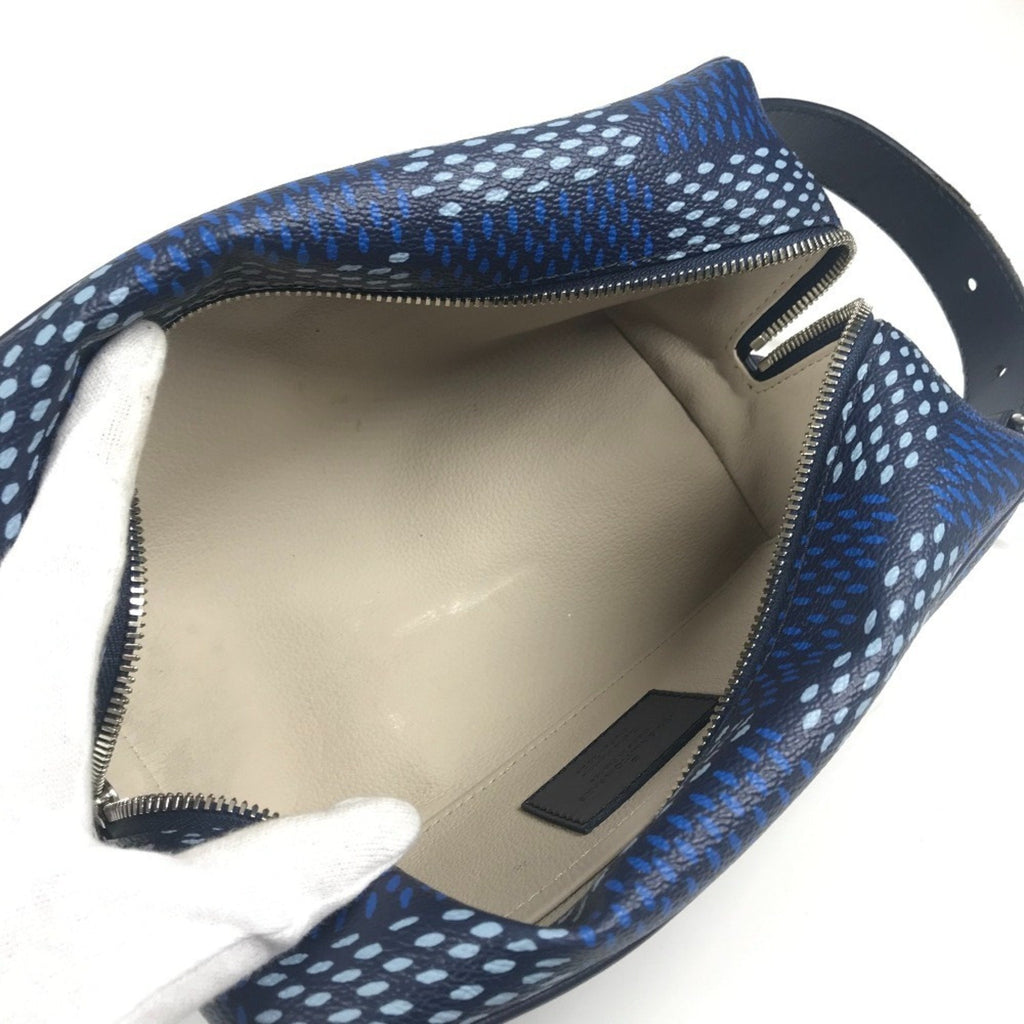 Louis Vuitton Blue Damier Canvas Clutch Bag (Pre-Owned)