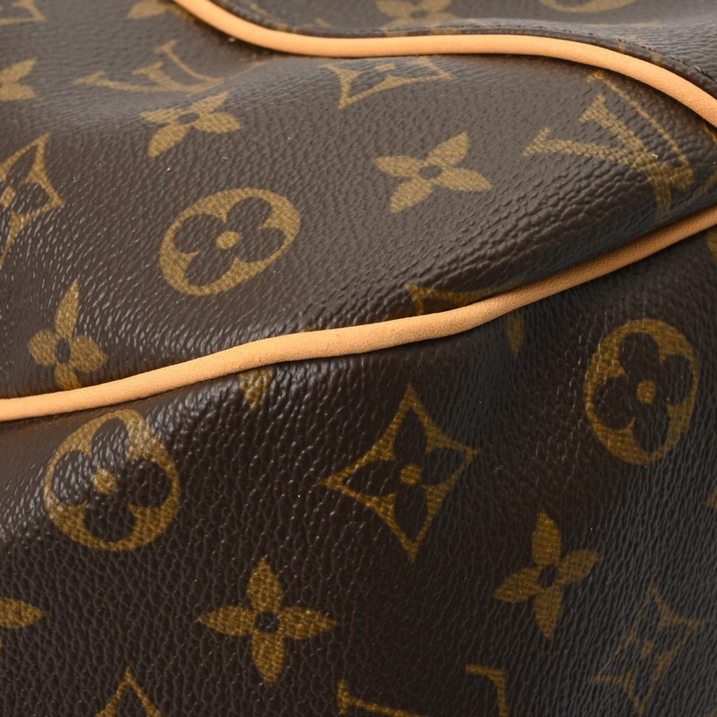 Louis Vuitton Brown Monogram Canvas Shoulder Bag (Pre-Owned)