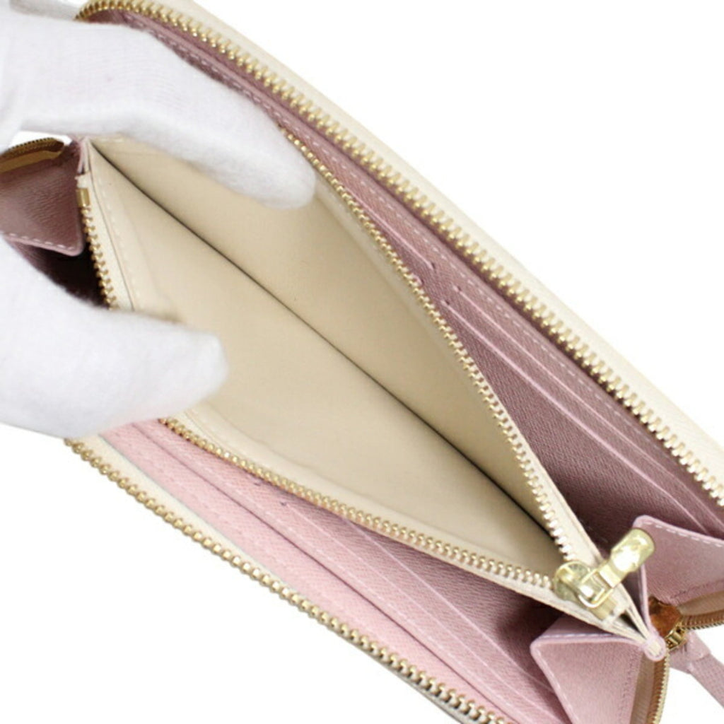 Louis Vuitton Damier Azur Rose Ballerine Damier Azur Long Wallet (Bi-Fold) (Pre-Owned)