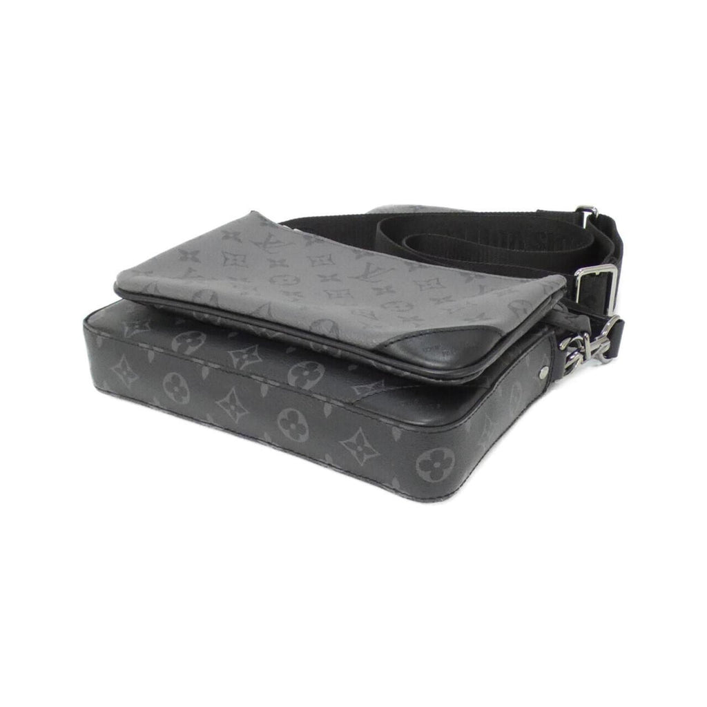 Louis Vuitton Black Gris Coated Canvas Shoulder Bag (Pre-Owned)