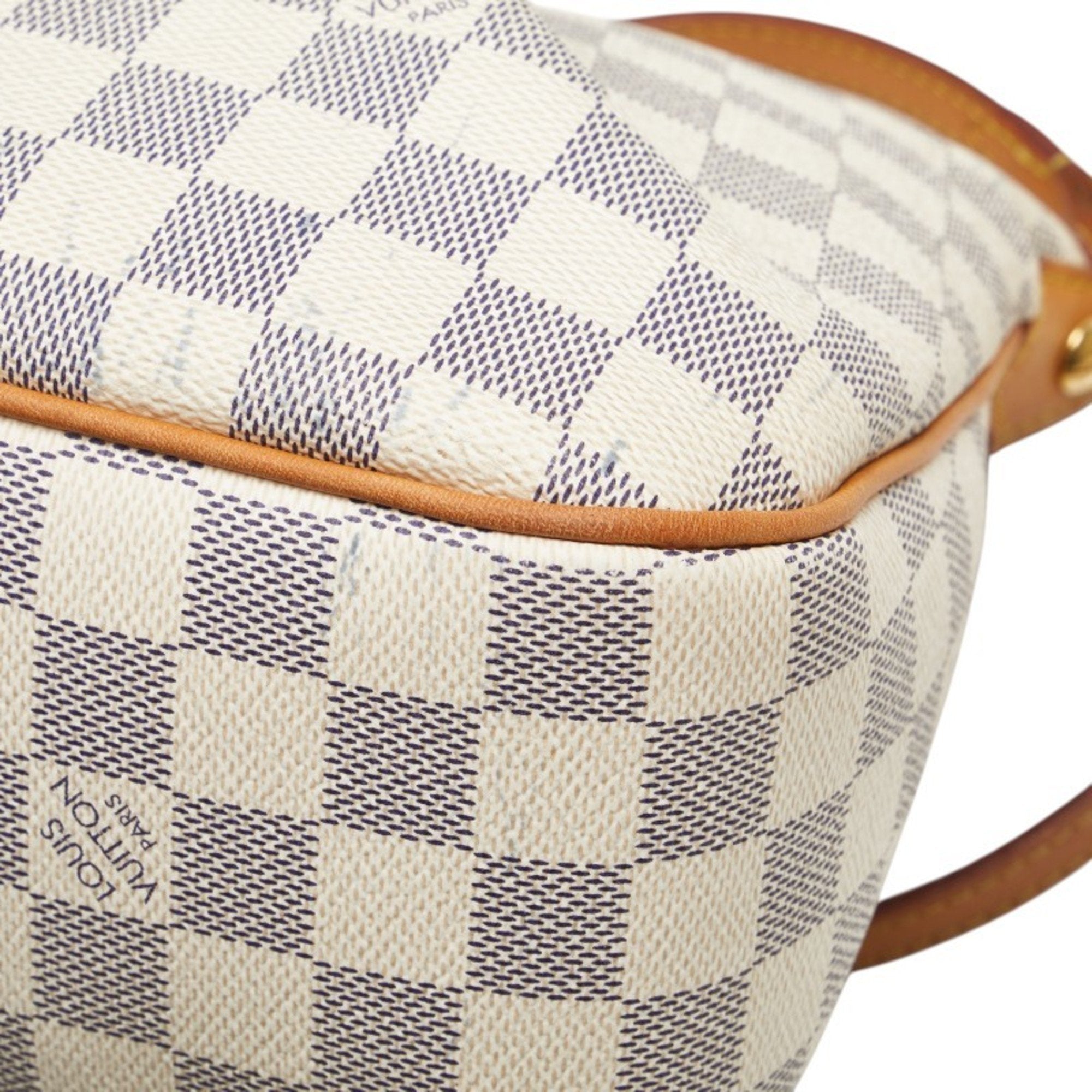 Louis Vuitton White Pvc Leather Shoulder Bag (Pre-Owned)