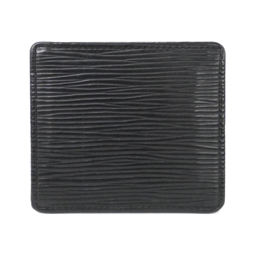 Louis Vuitton Black Leather Coin Purse/Coin Case (Pre-Owned)