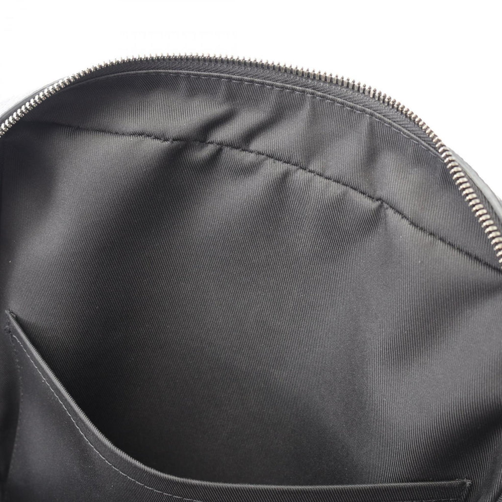 Louis Vuitton Black Gray Coated Canvas Backpack (Pre-Owned)