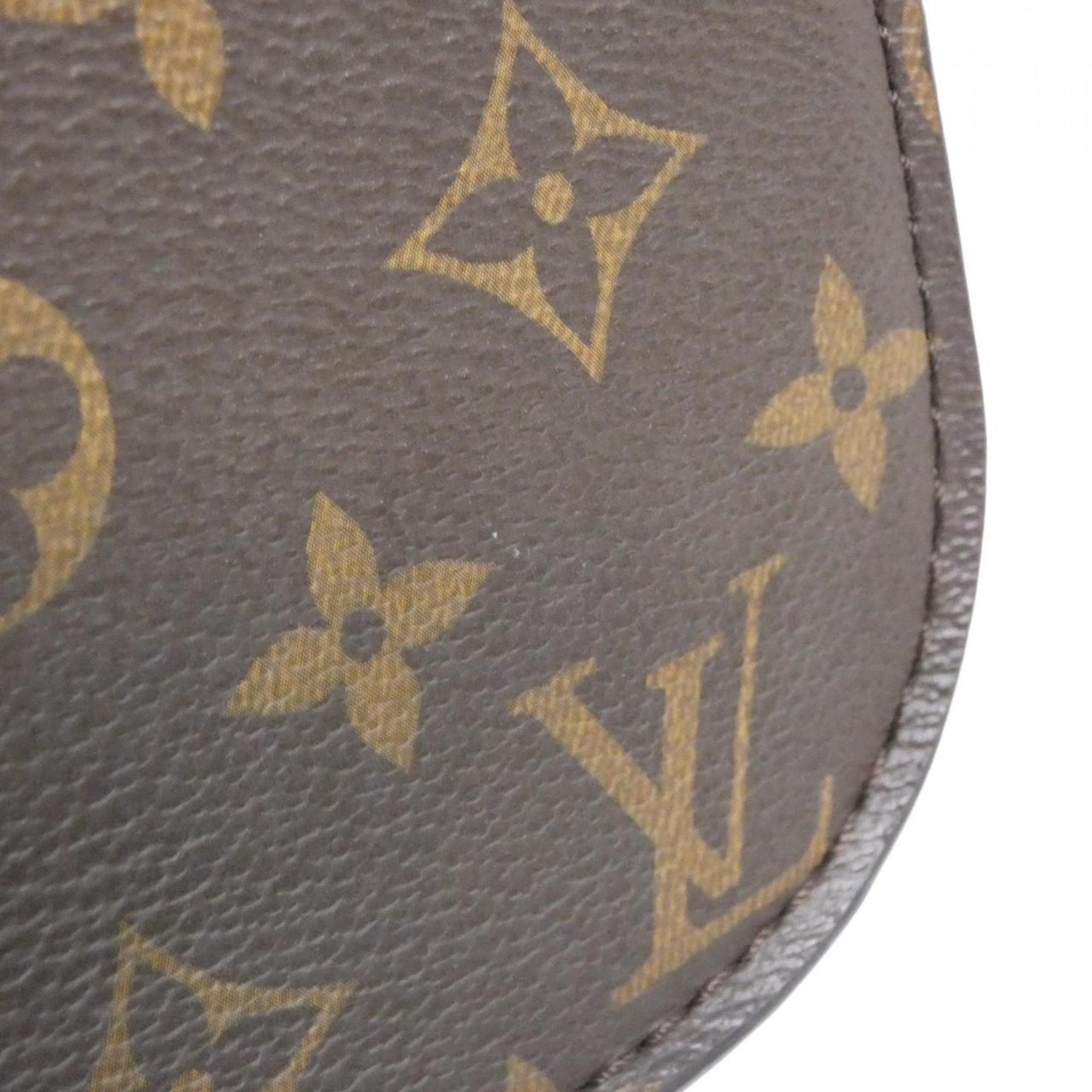 Louis Vuitton Marron Coated Canvas Shoulder Bag (Pre-Owned)