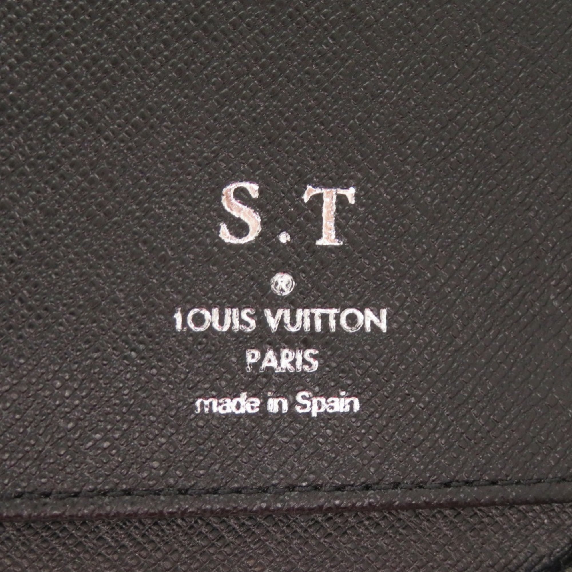 Louis Vuitton Black Damier Graphite Long Wallet (Bi-Fold) (Pre-Owned)