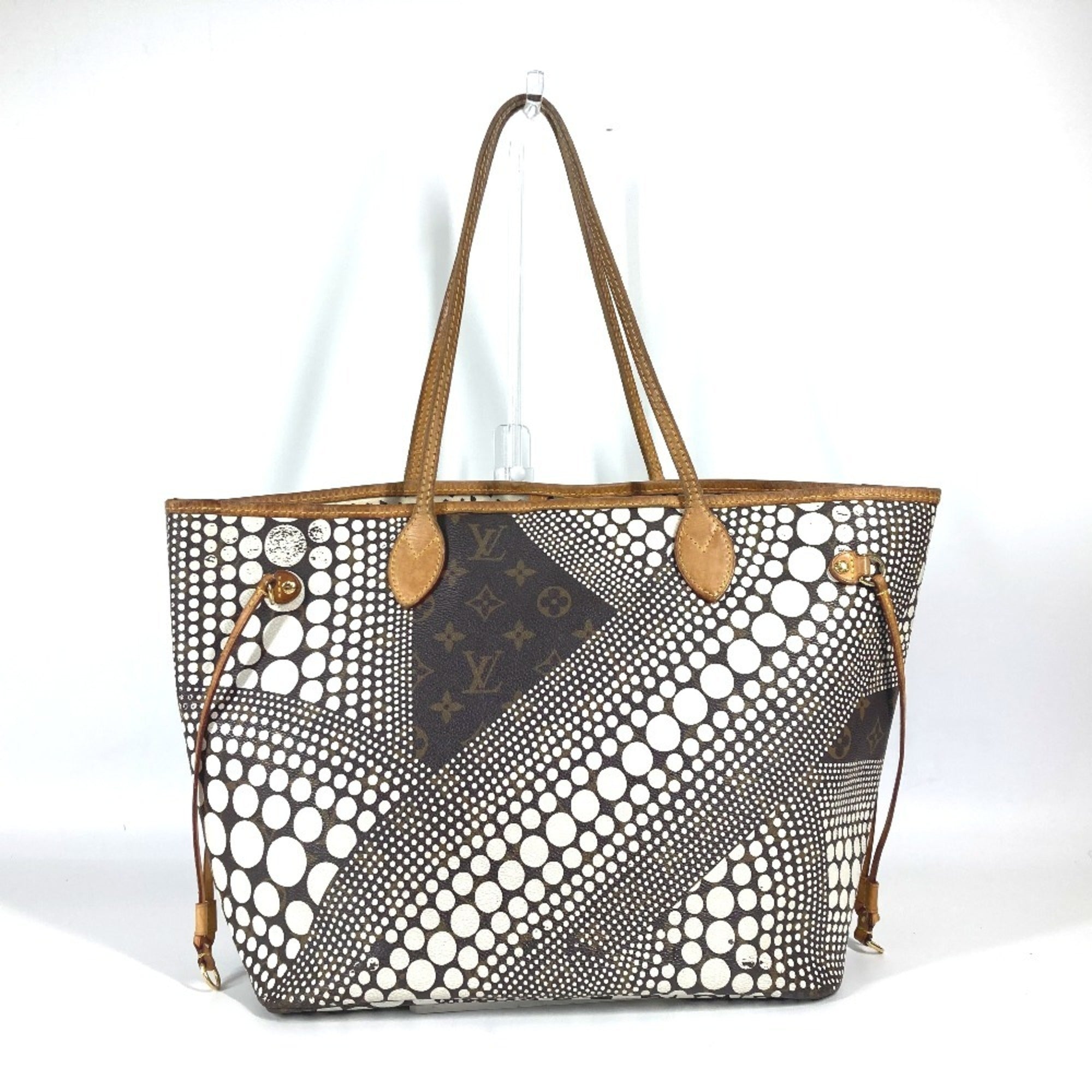 Louis Vuitton Brown Monogram White Monogram Shoulder Bag Tote Bag (Pre-Owned)