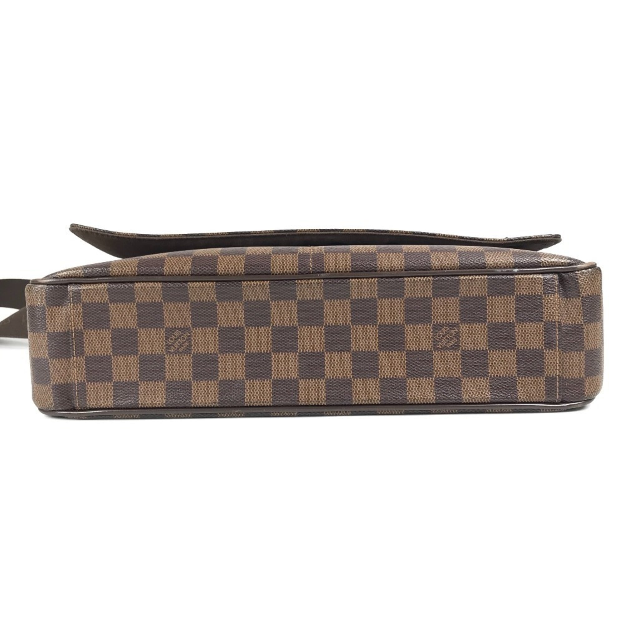 Louis Vuitton Damier Brown Ebene Damier Canvas Messenger Bag Shoulder Bag (Pre-Owned)
