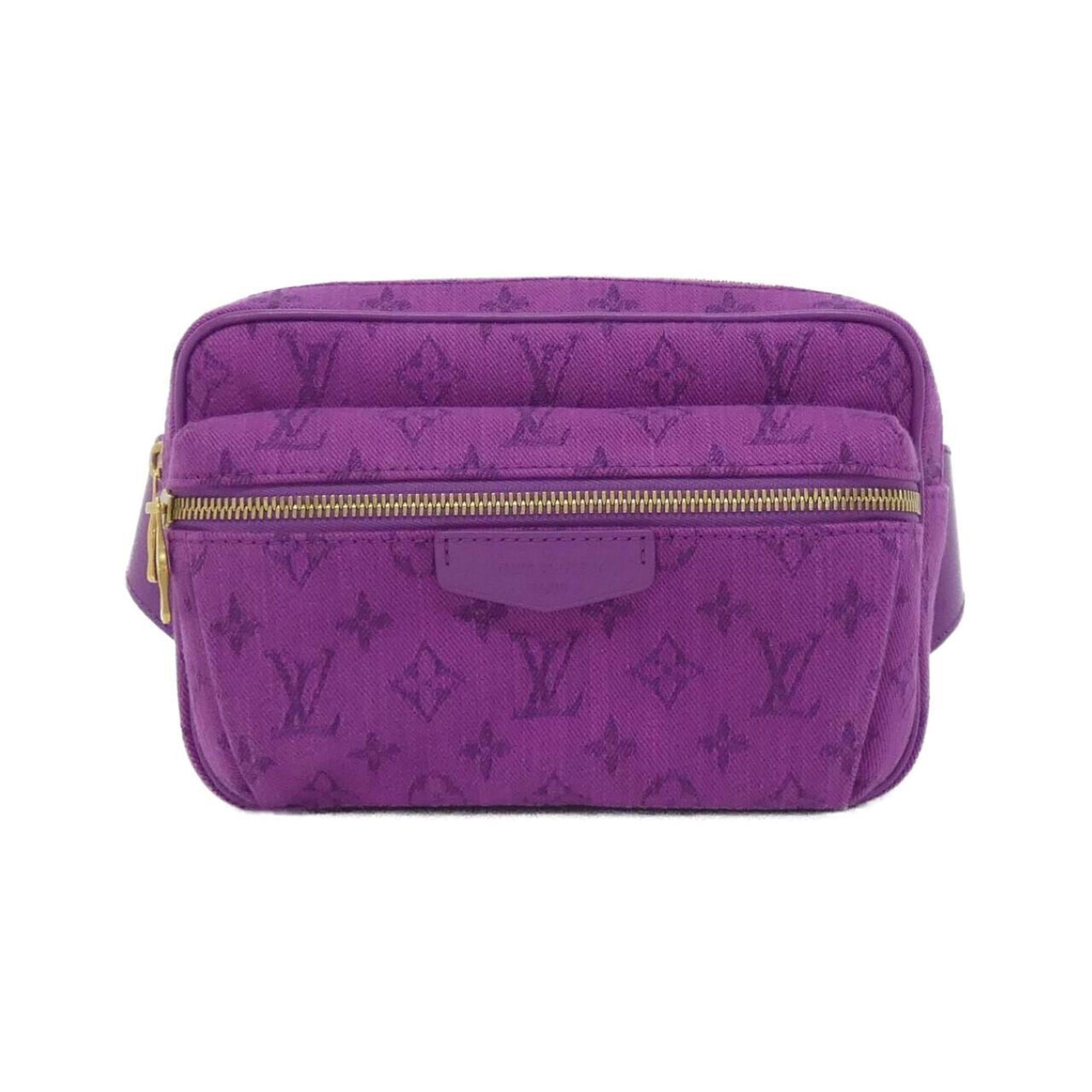 Louis Vuitton Monogram Denim Monogram Violet Monogram Denim Shoulder Bag (Pre-Owned)